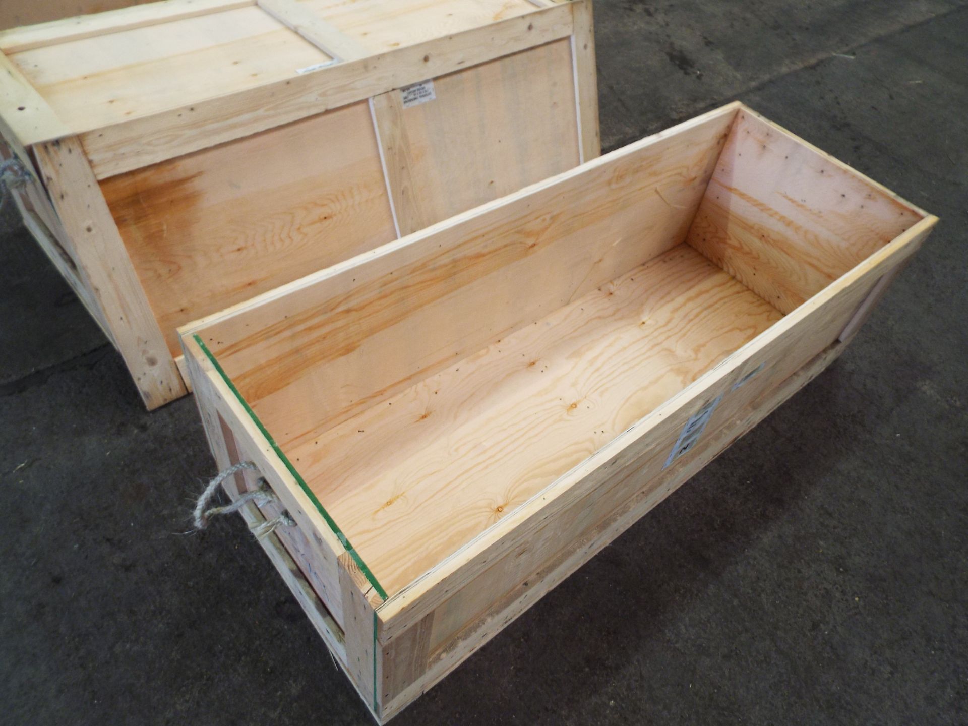 3 x Heavy Duty Packing/Shipping Crates - Bild 4 aus 5