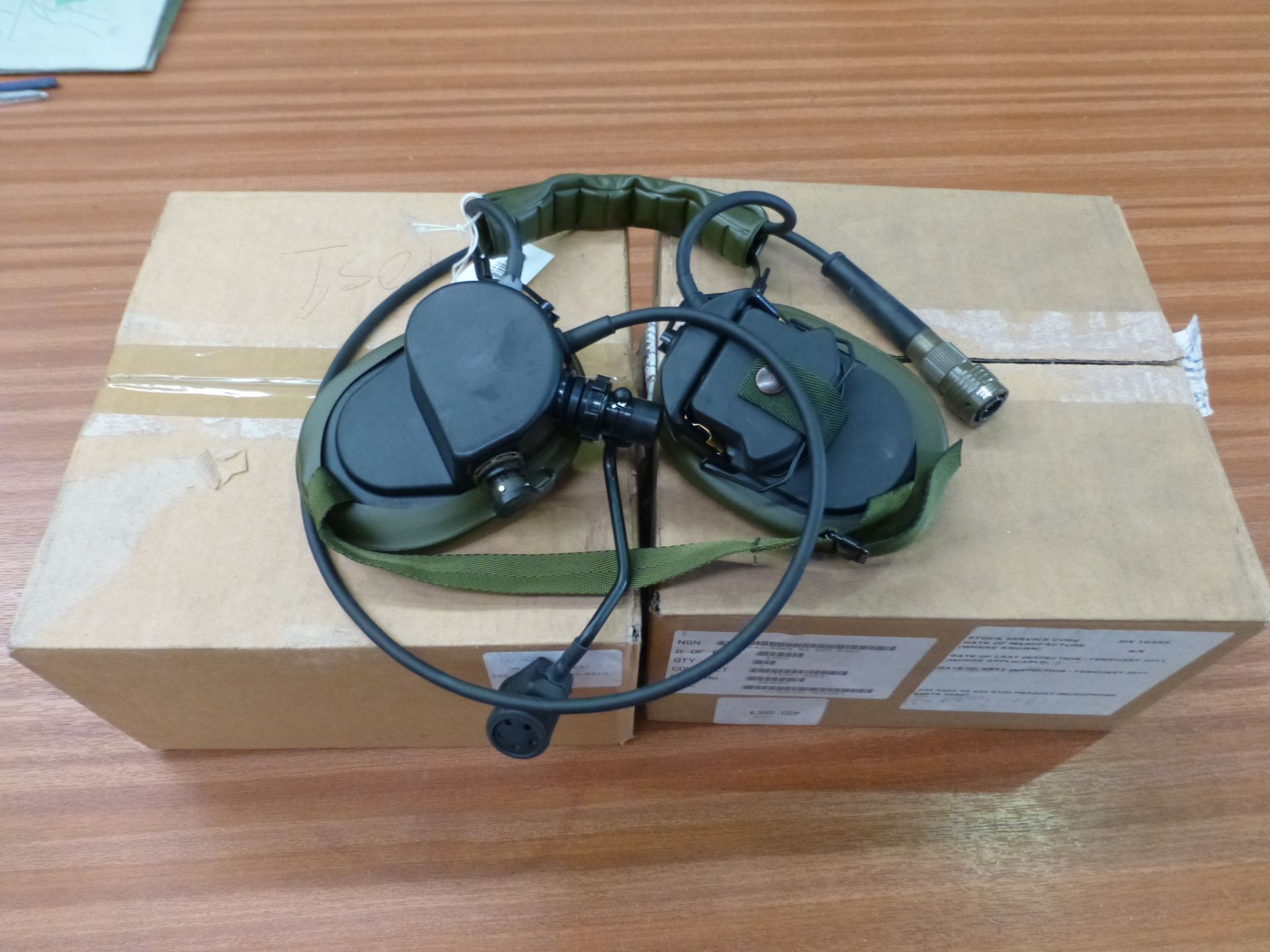 2 x Clansman Racal Headsets