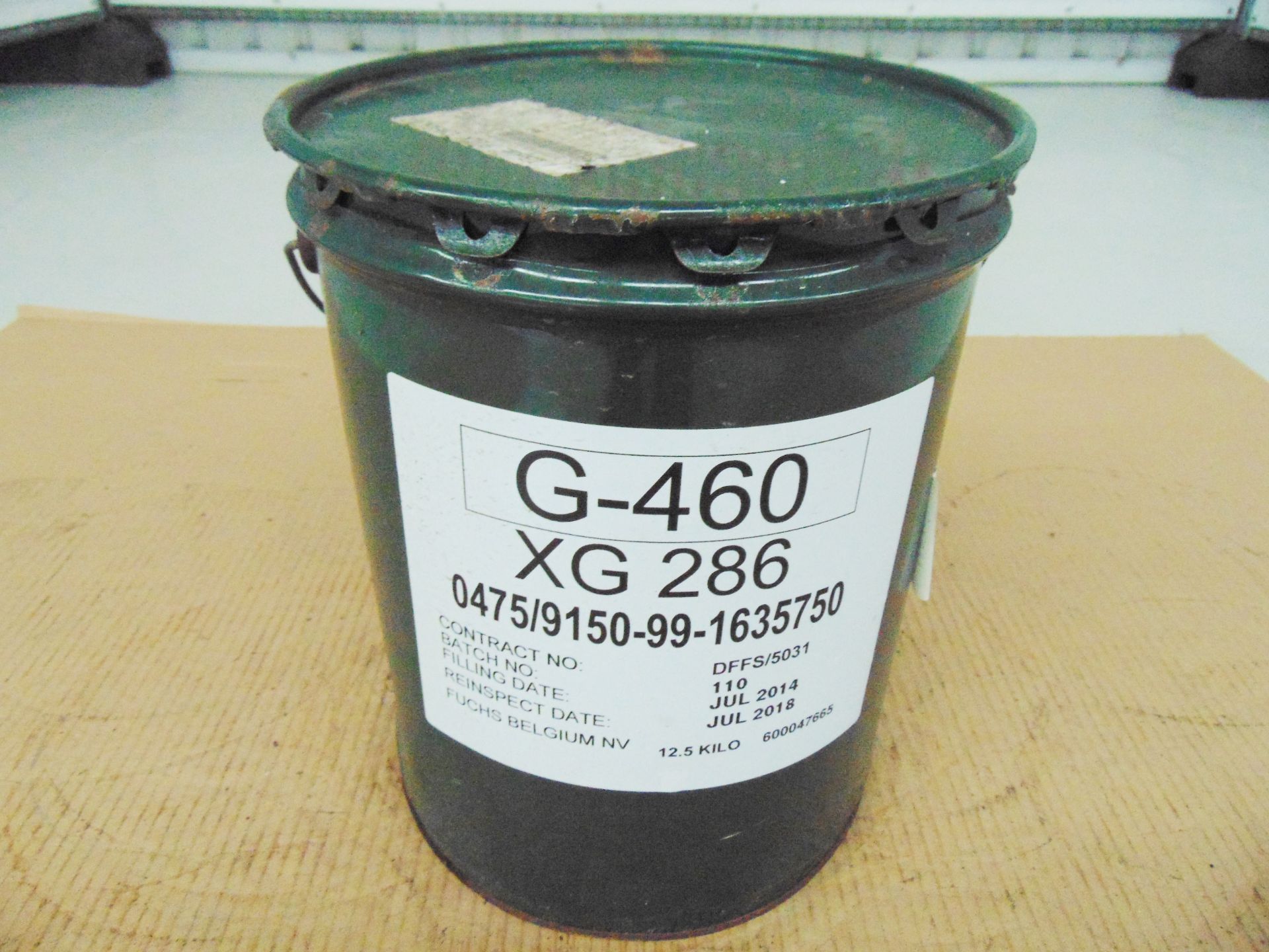 1 x Unissued 12.5Kg Tin of G-460 XG-286 Sea Water Resistant Grease - Image 2 of 3