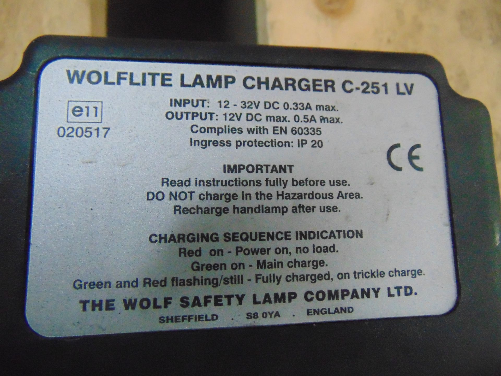 3 x Wolflite H-SB8 Handlamps with Chargers - Image 7 of 7