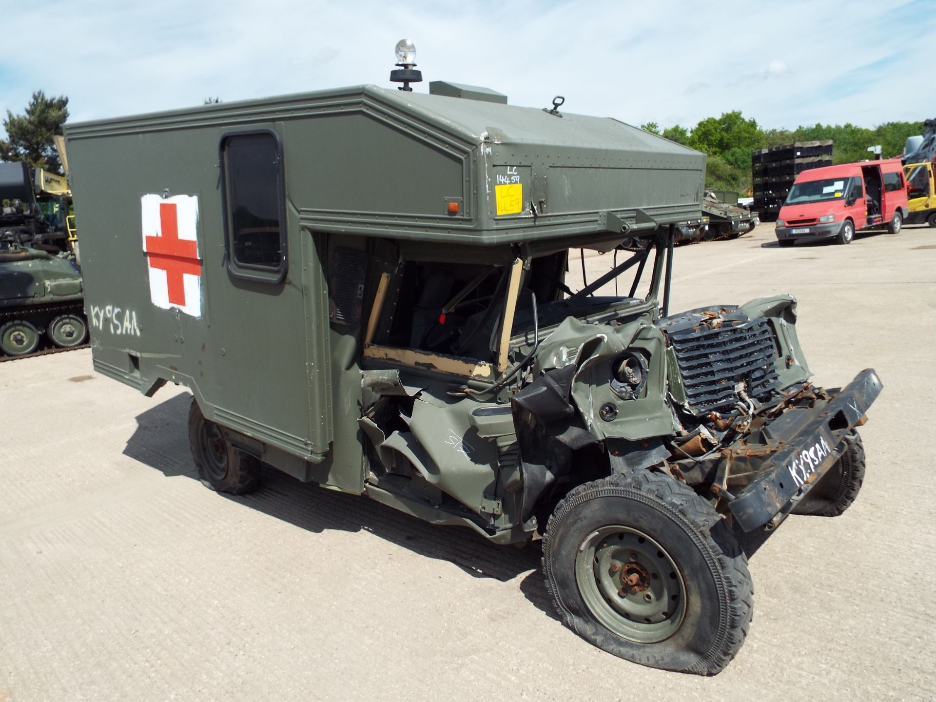 Military Specification Land Rover Wolf 130 Ambulance