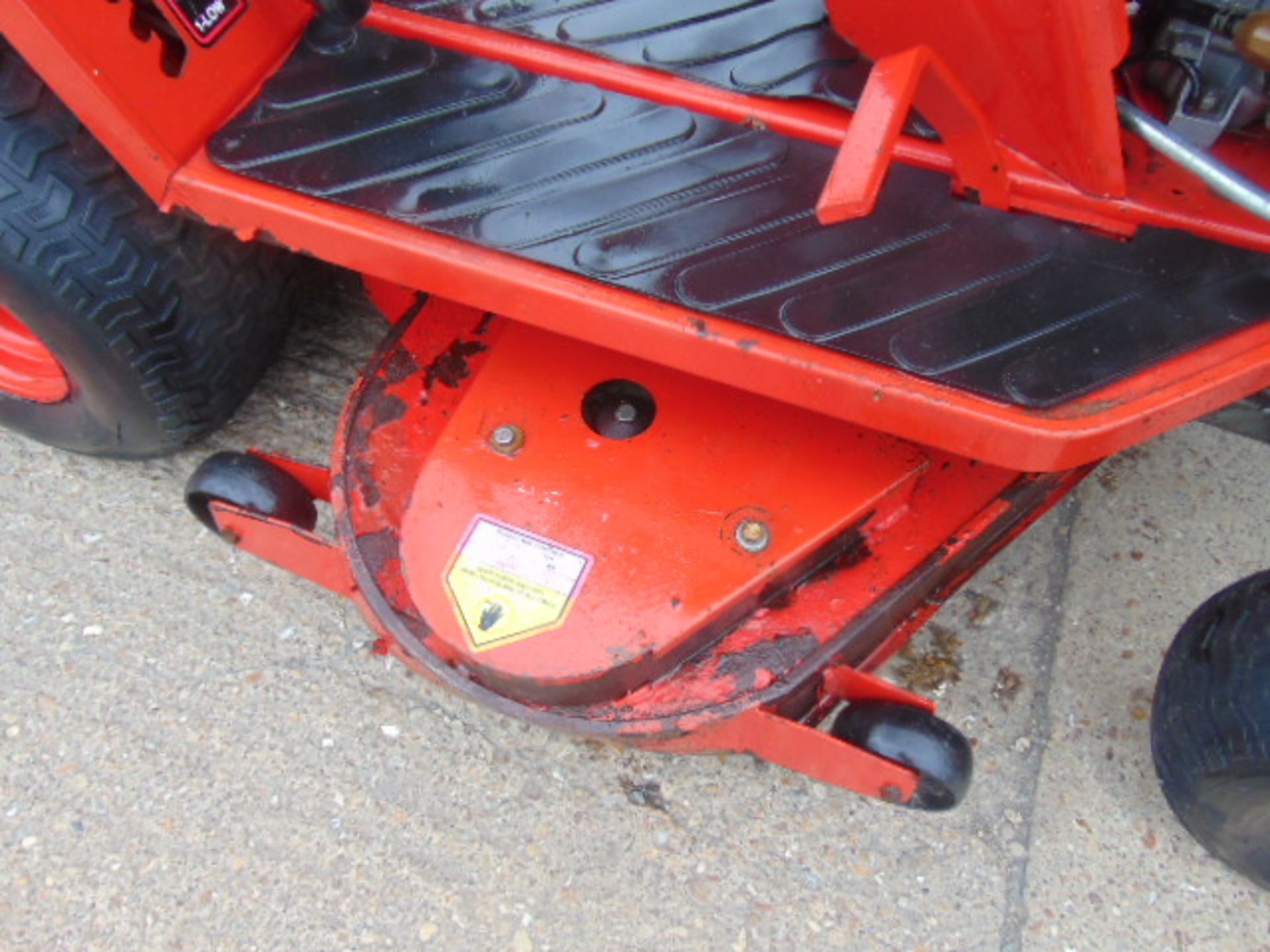 Countax K18 Twin Ride On Mower with Rear Brush and Grass Collector - Image 11 of 17
