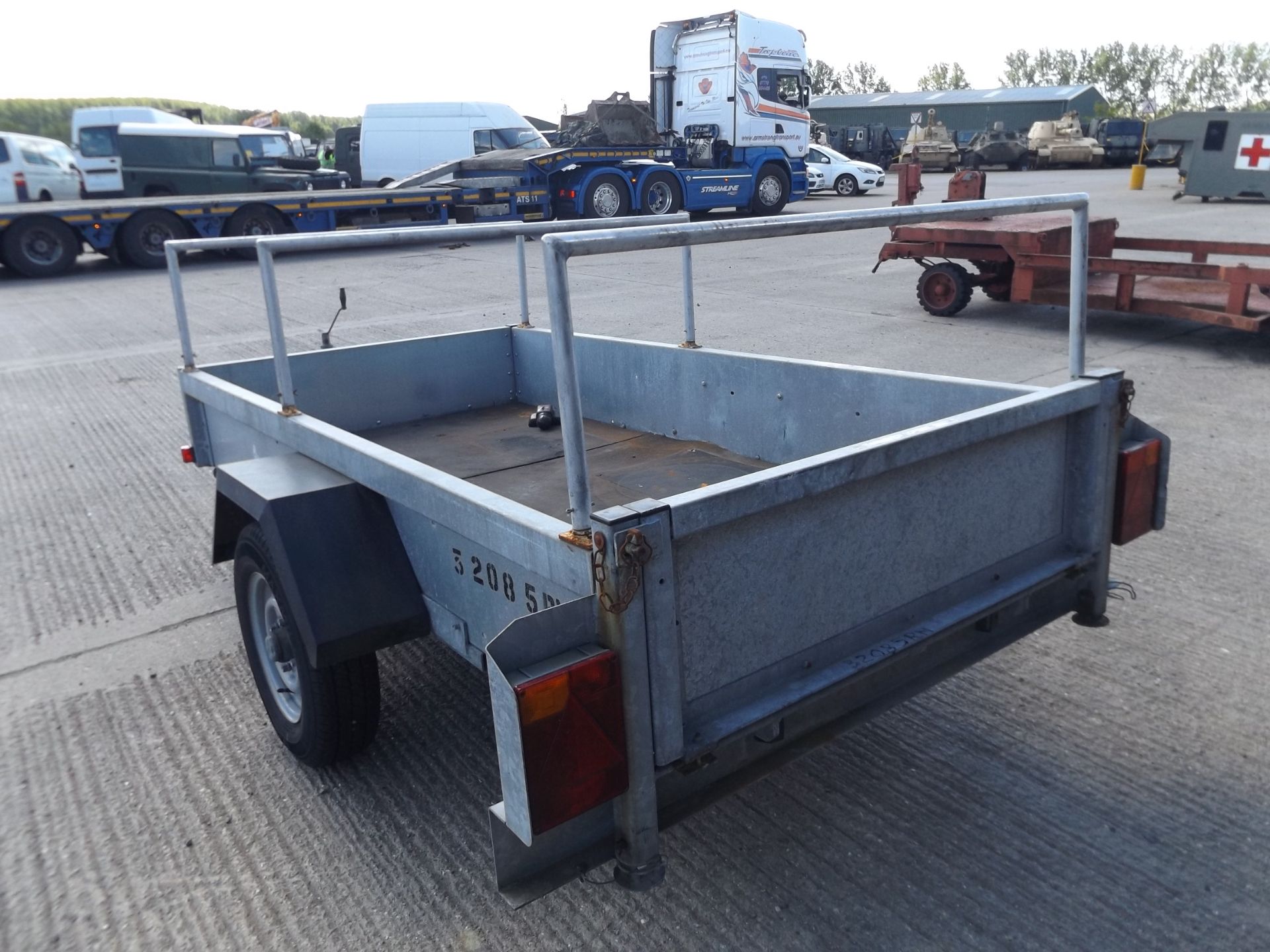 Indespension single axle galvanised Trailer - Image 3 of 8