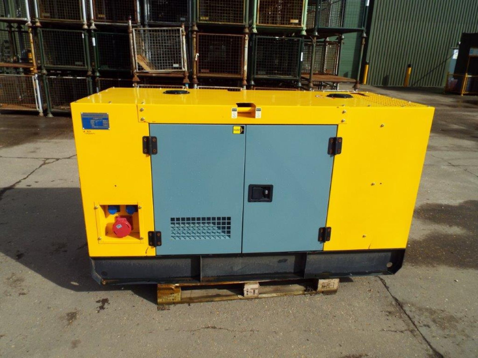 UNISSUED WITH TEST HOURS ONLY 40 KVA 3 Phase Silent Diesel Generator Set - Image 3 of 16