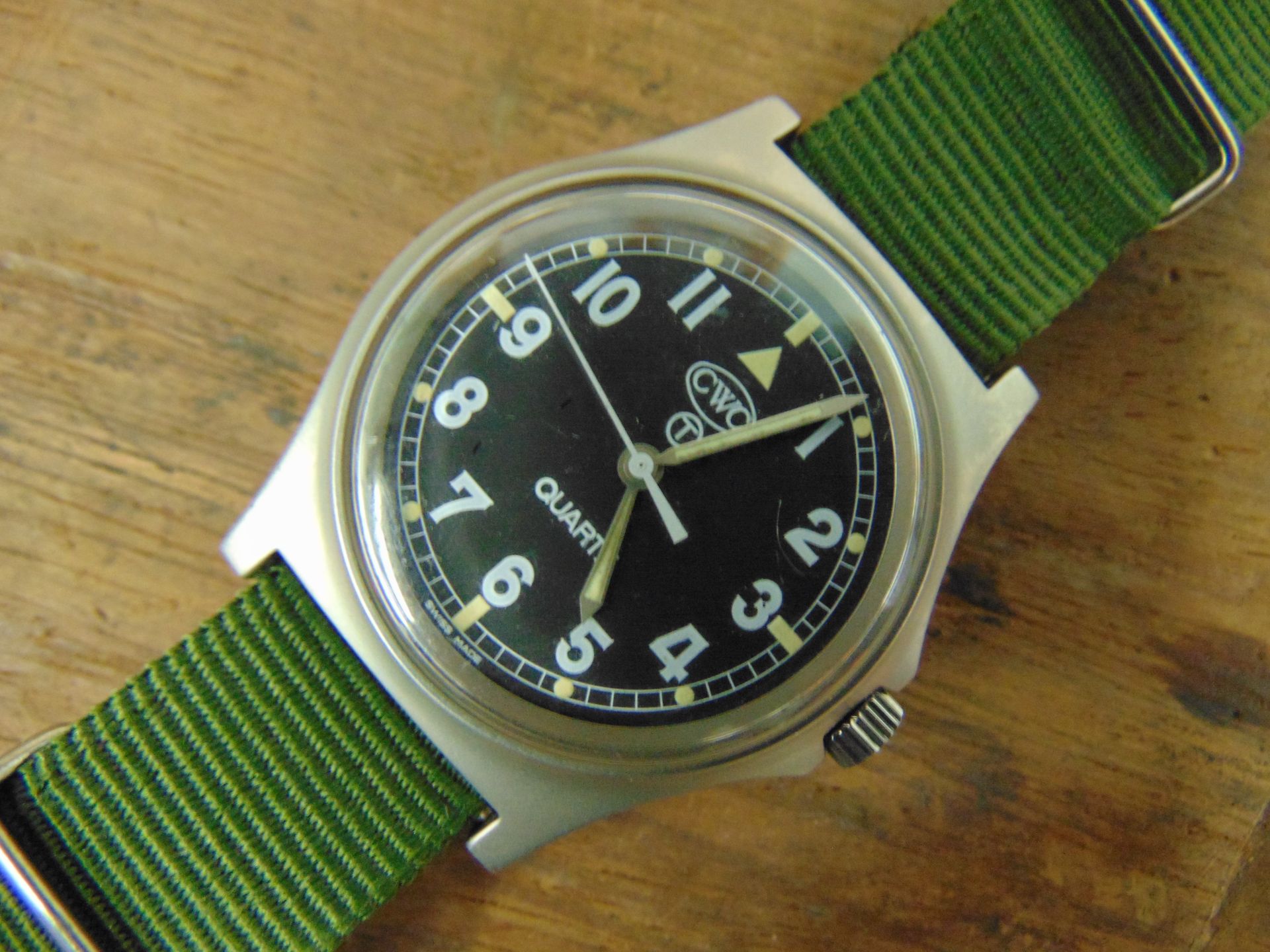 Very Rare Genuine British Army, unissued CWC quartz wrist watch