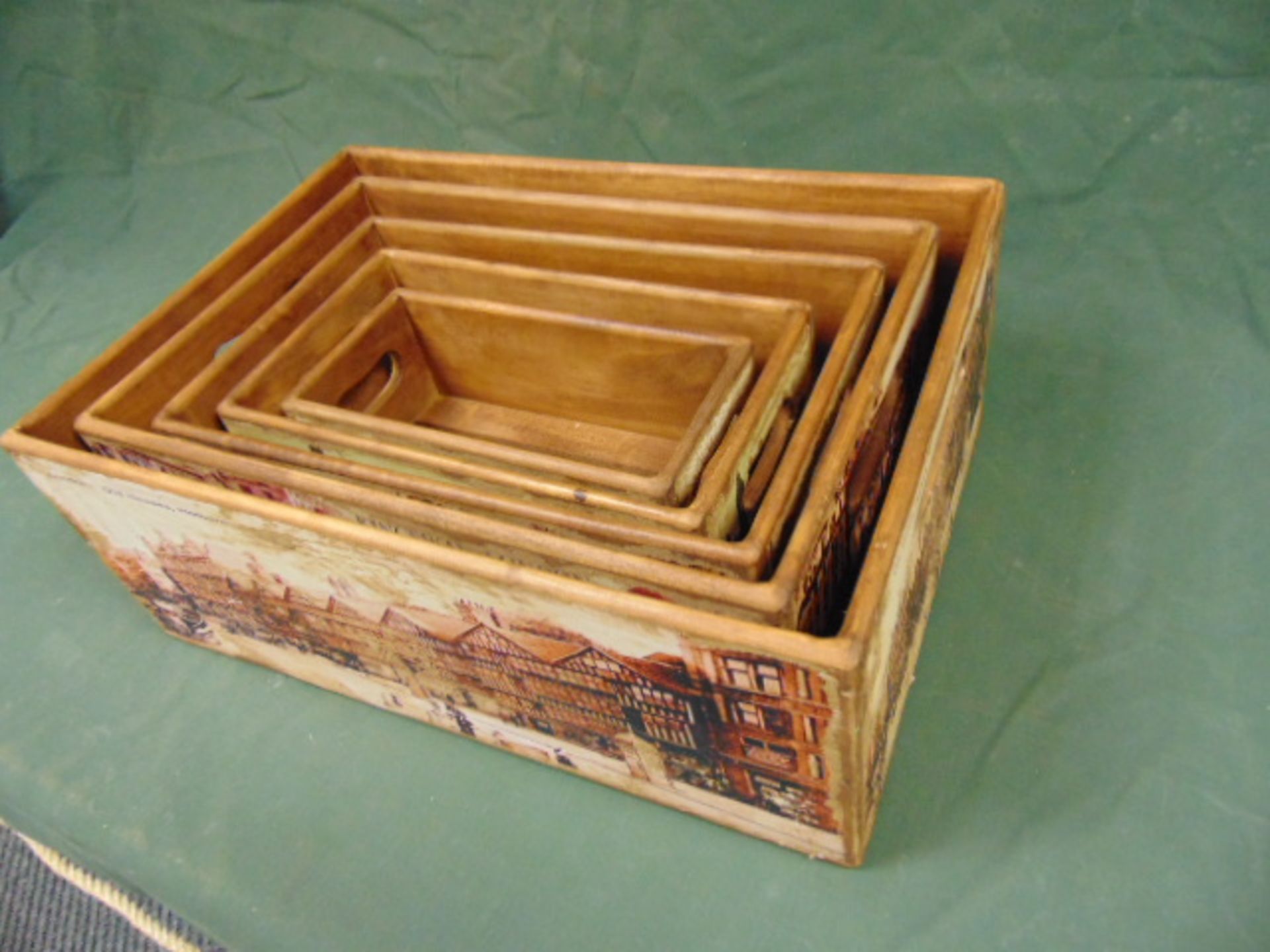 5 x London Landmark Wooden Display / Storage Boxes - Image 3 of 3