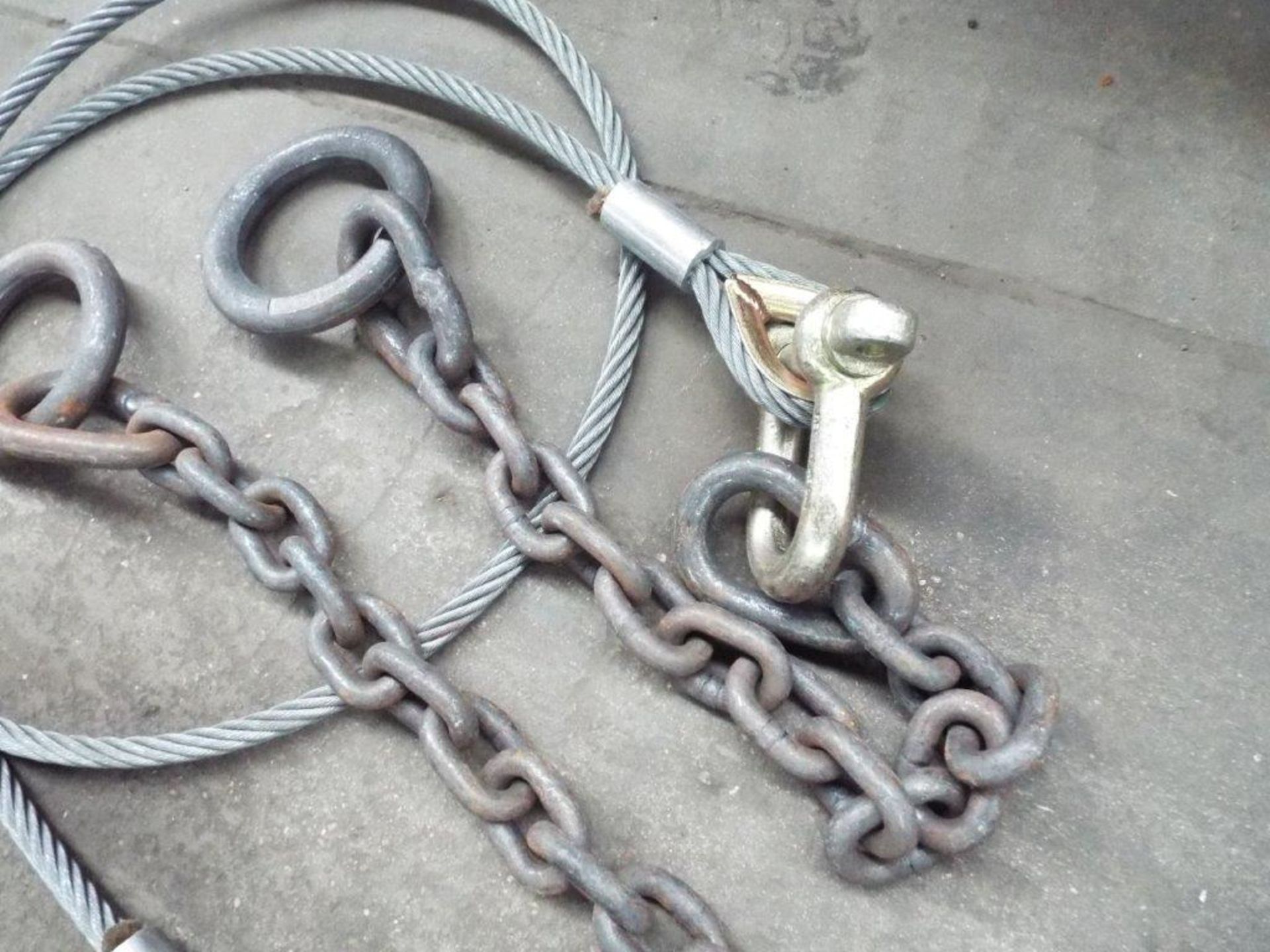 2 x Unissued 1.75T Wire Rope and Chain Assys - Image 3 of 6