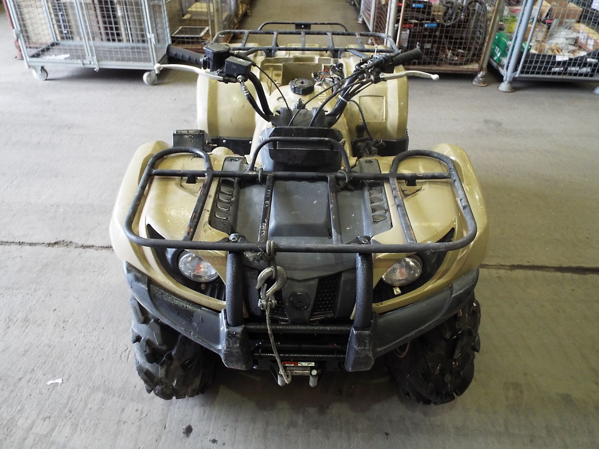 Military Specification Yamaha Grizzly 450 4 x 4 ATV Quad Bike Complete with Winch - Image 2 of 18