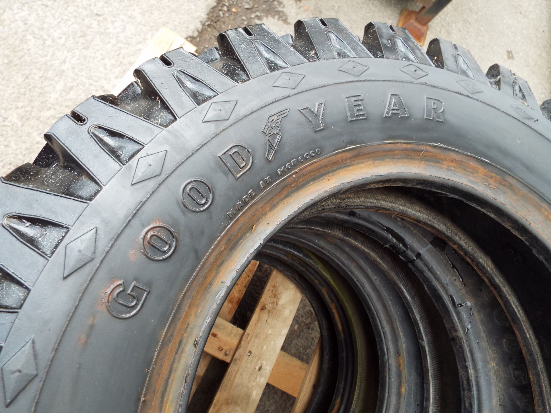 4 x Goodyear 6.50-16 C Winter/Studded Tyres - Image 2 of 7