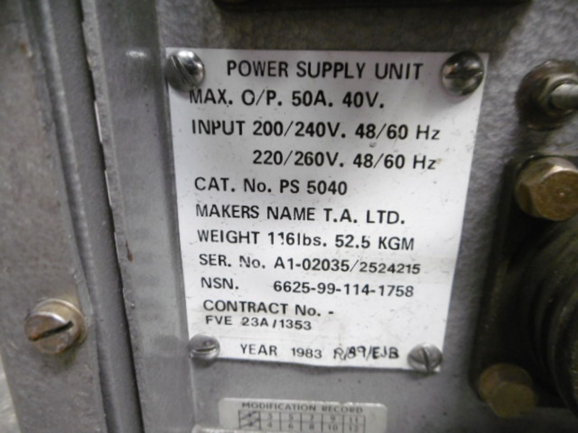 Thorn Automation LTD Power Supply Unit - Image 5 of 5