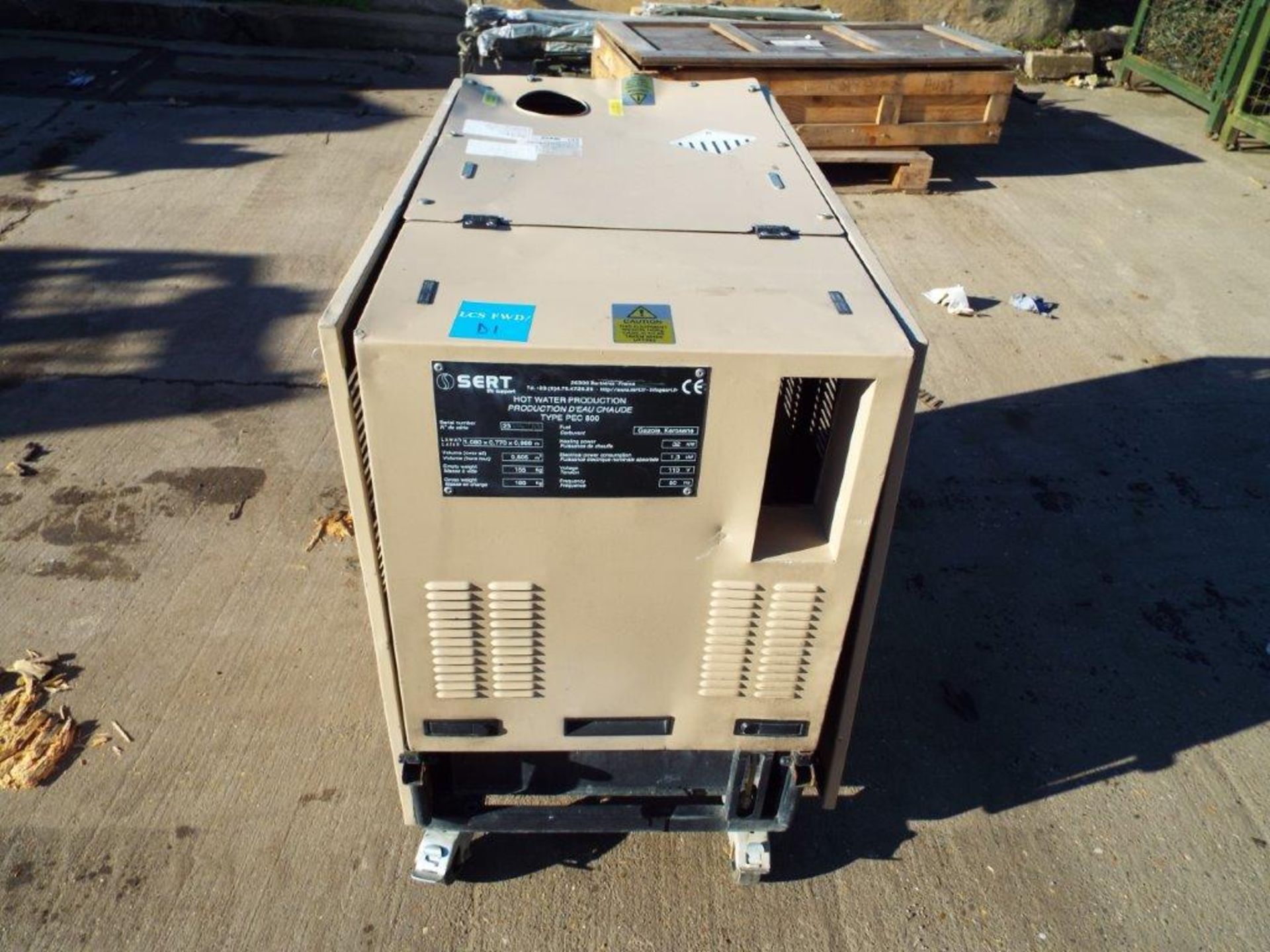 Sert PEC 800 Diesel/Kerosene Fired Field Water Heater - Image 2 of 9