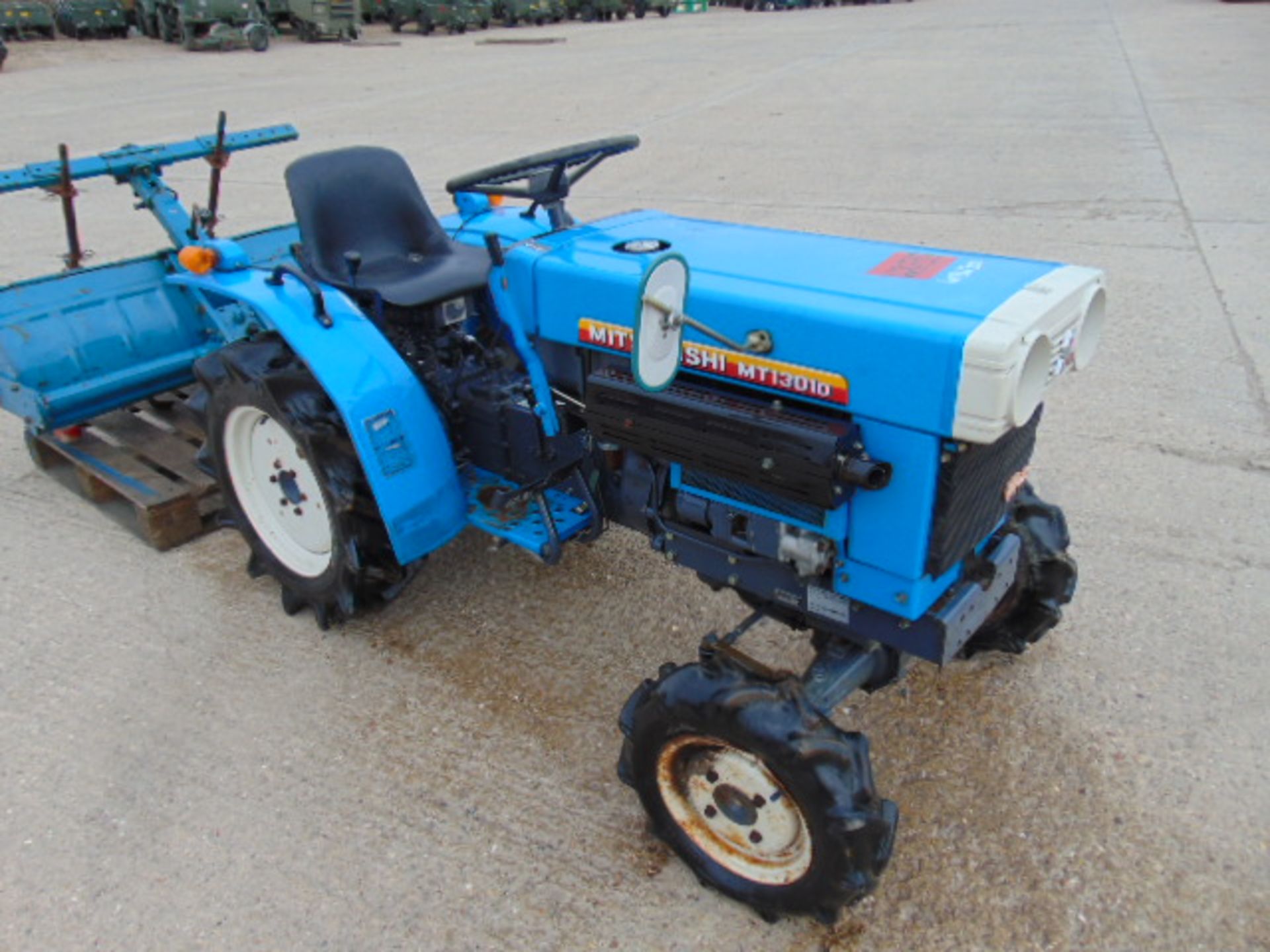 Mitsubishi MT1301D Compact Tractor with Rotovator - Image 2 of 25