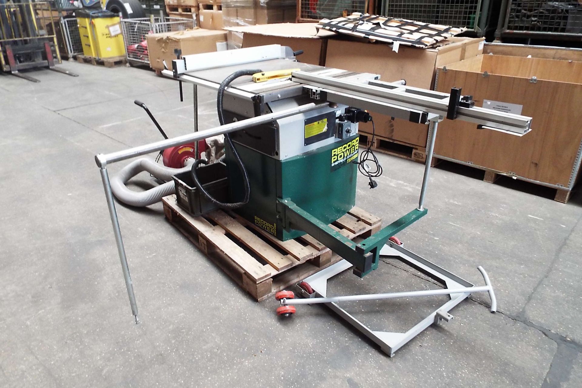 Record Power TSPP250 Cast Iron Table Saw with Dust Extractor