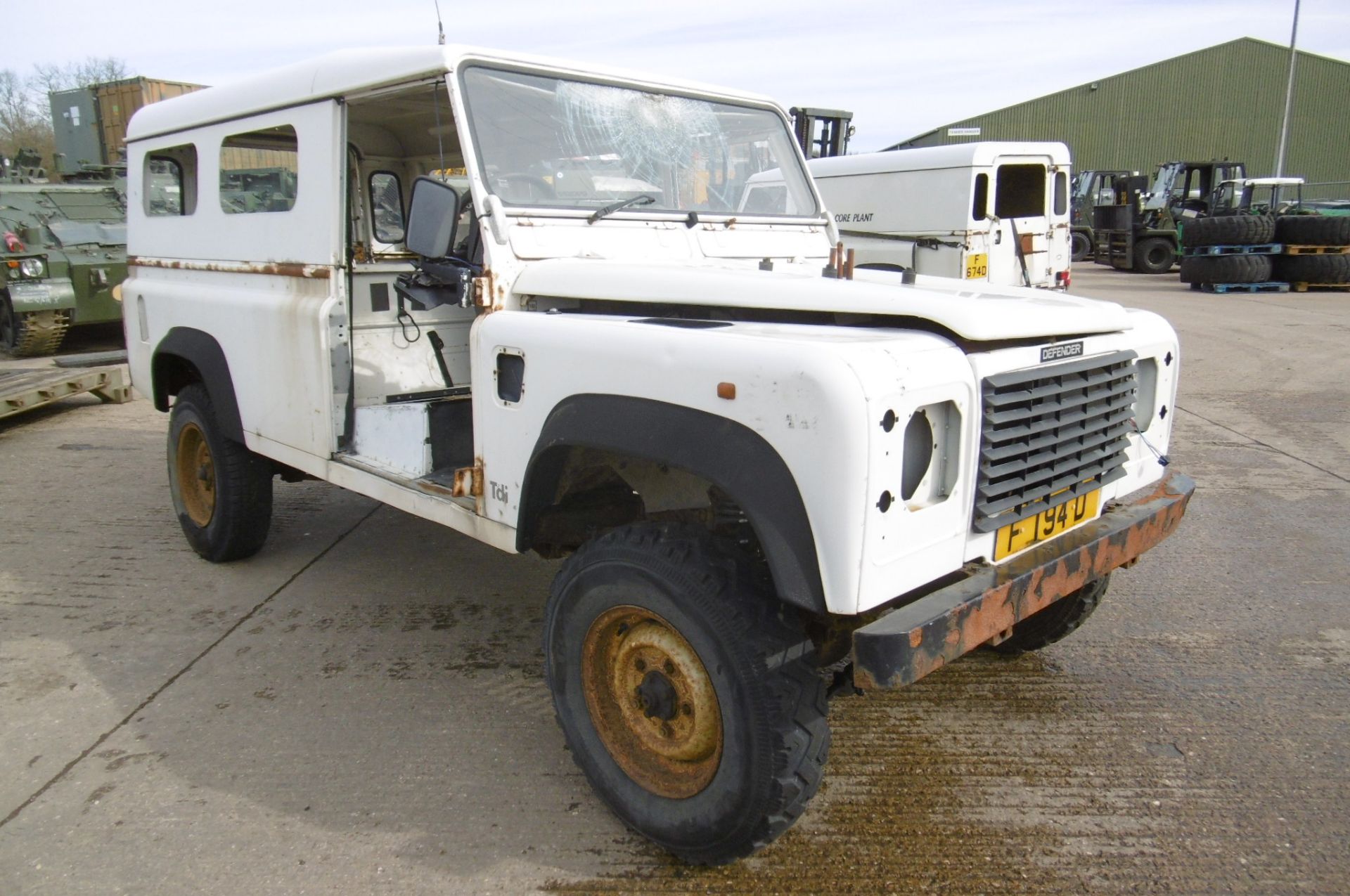 Land Rover 110 Hard Top suitable for spares or repairs