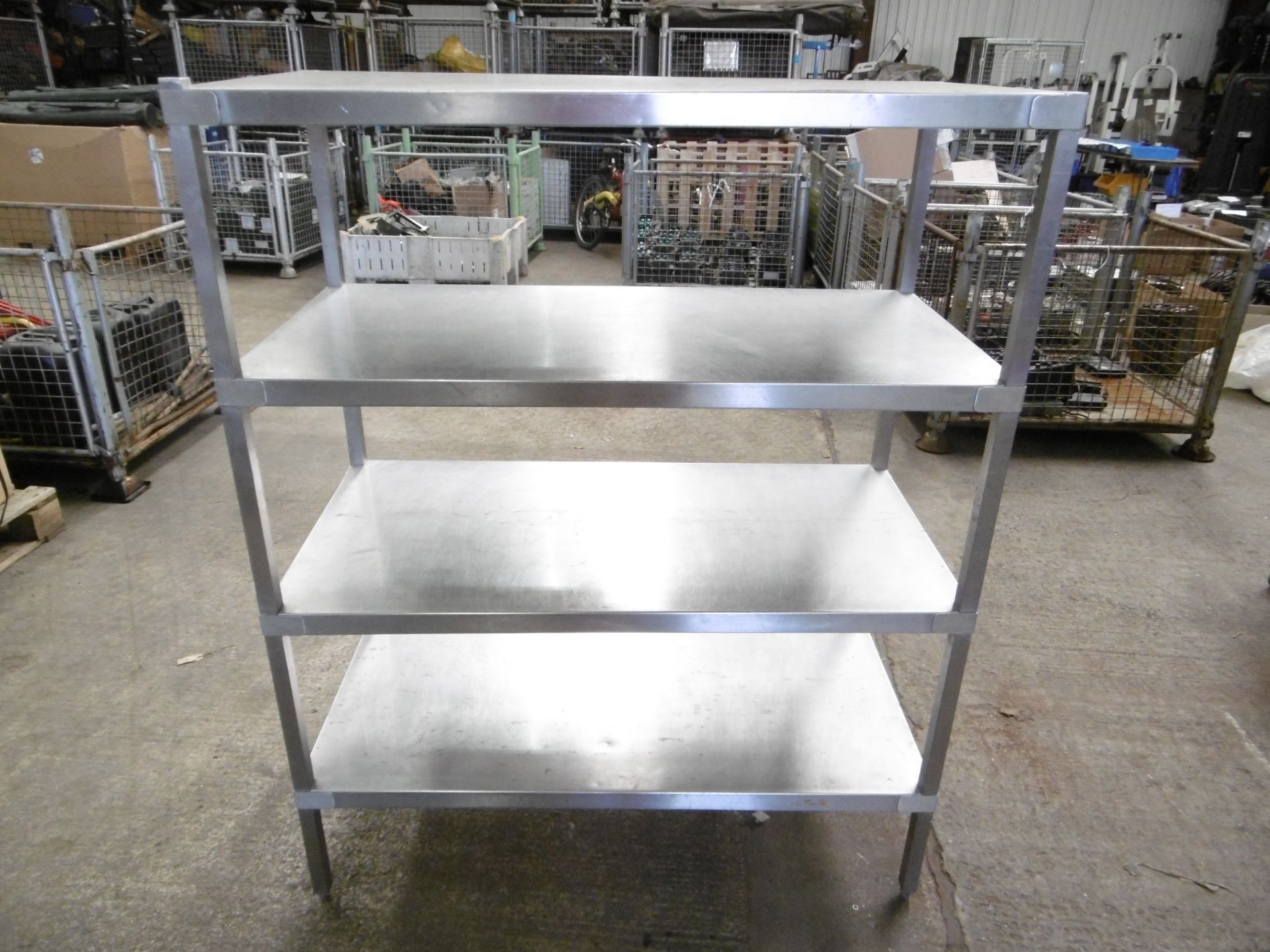 Stainless Steel Shelving Unit - Image 2 of 4