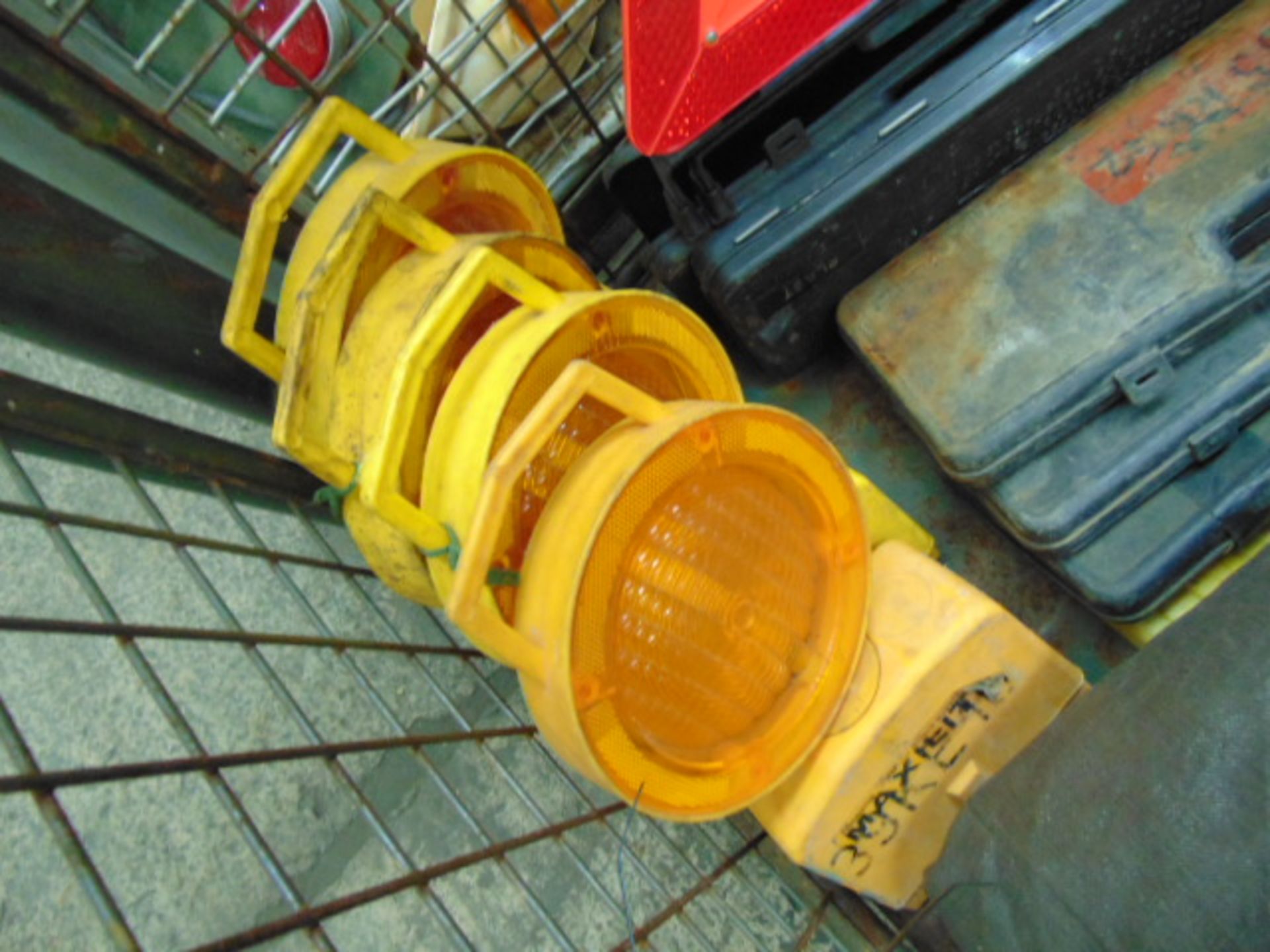 Mixed Stillage of 20 Litre Water Carriers, Thermal Sheets, Warning Triangles, Convoy Flags etc - Image 2 of 8