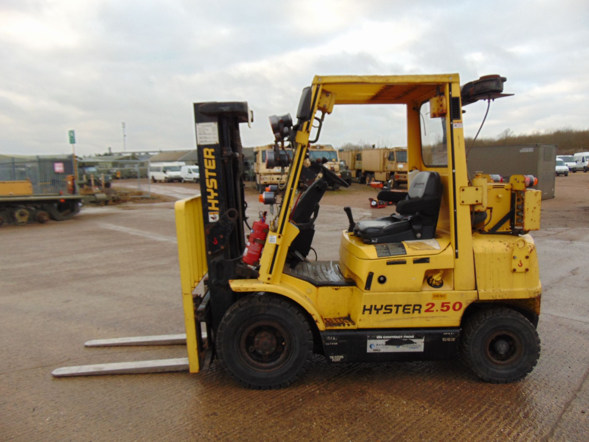 Hyster 2.50 Class C, Zone 2 Protected Diesel Forklift - Image 4 of 25