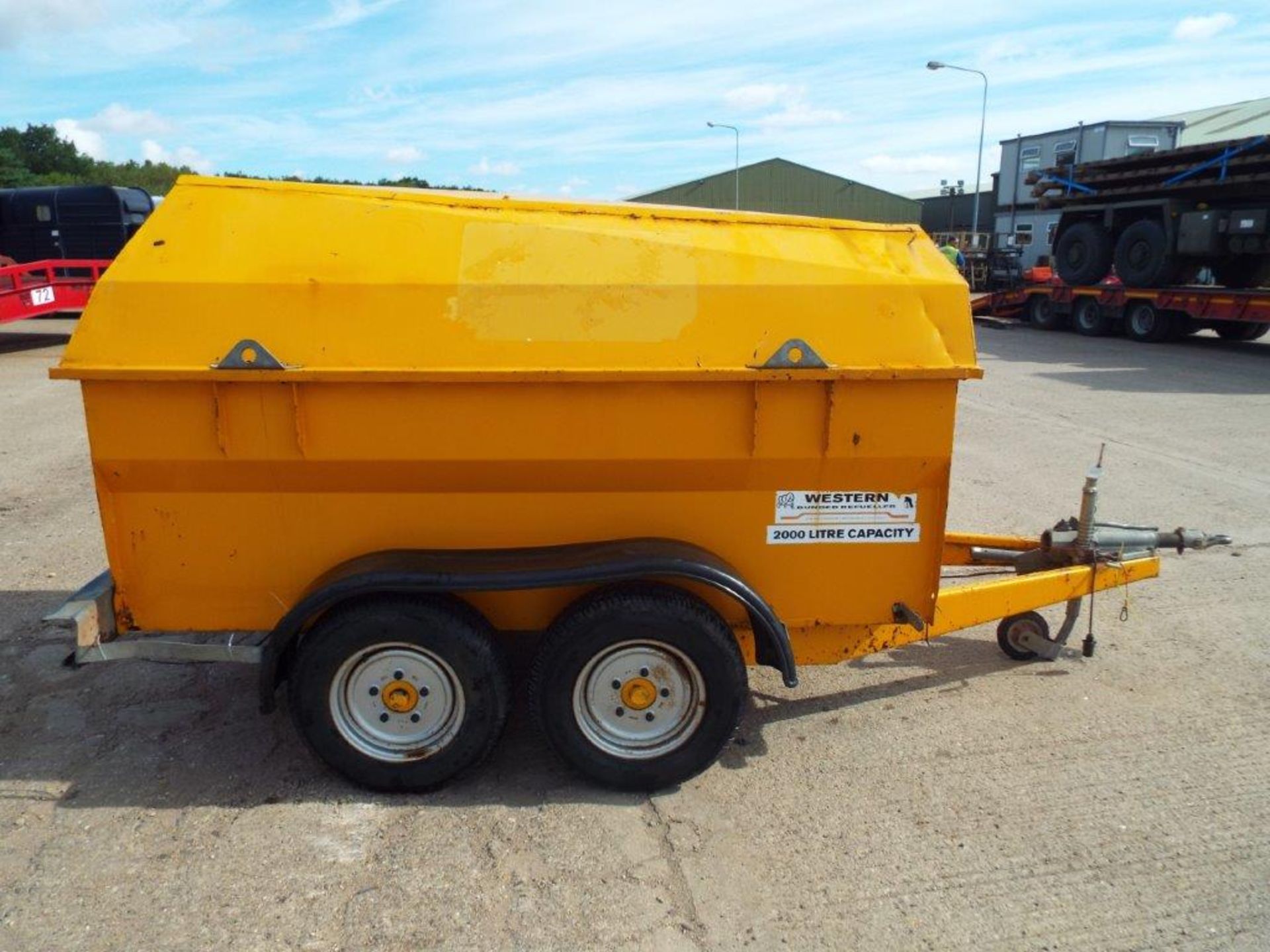 Western Trailers 2000L Twin Axle Bunded Refueller Trailer - Image 8 of 15