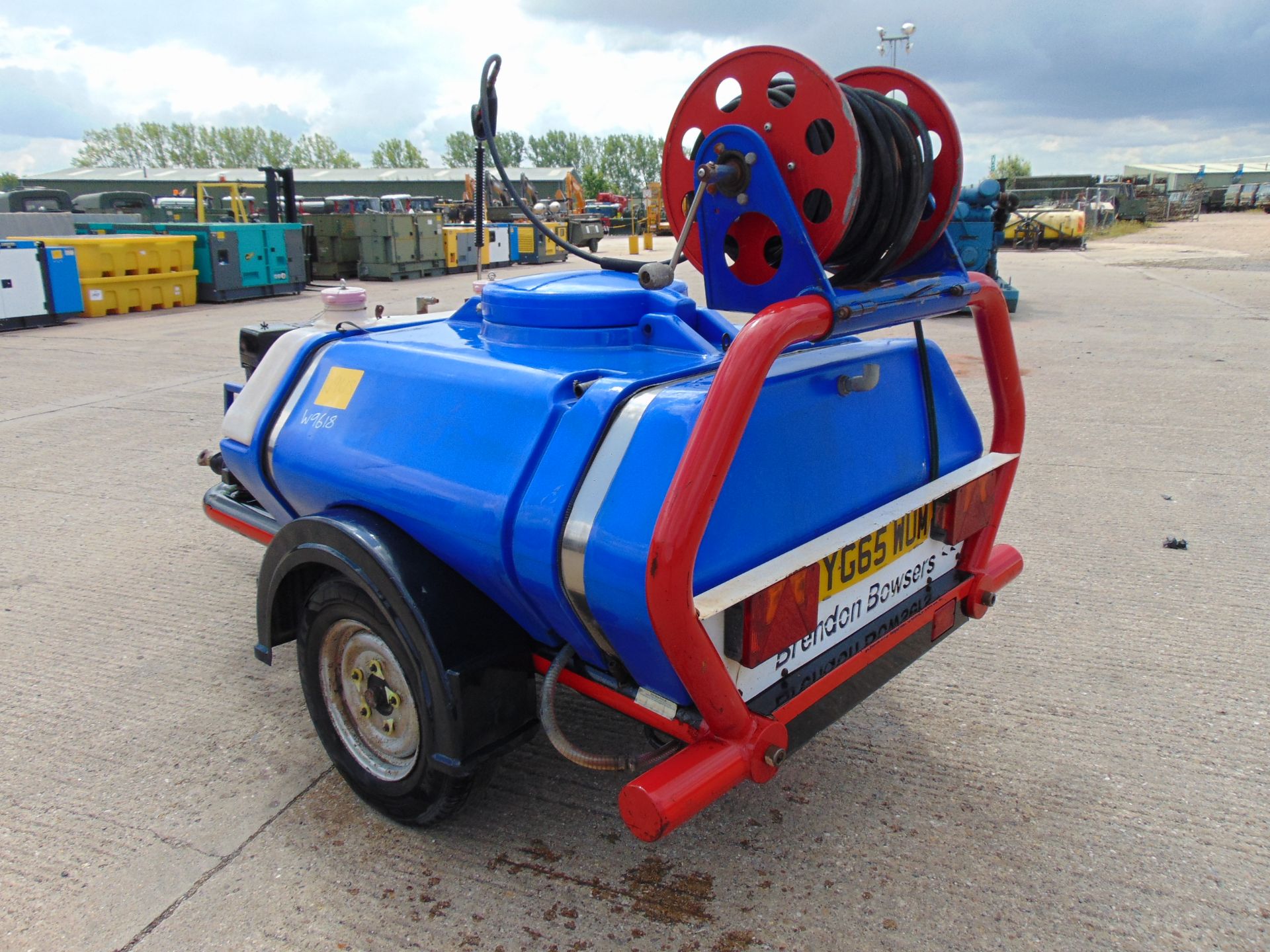 Brendon Trailer Mounted Pressure Washer with 1000 litre Water Tank and Honda GX390 Engine - Image 8 of 16