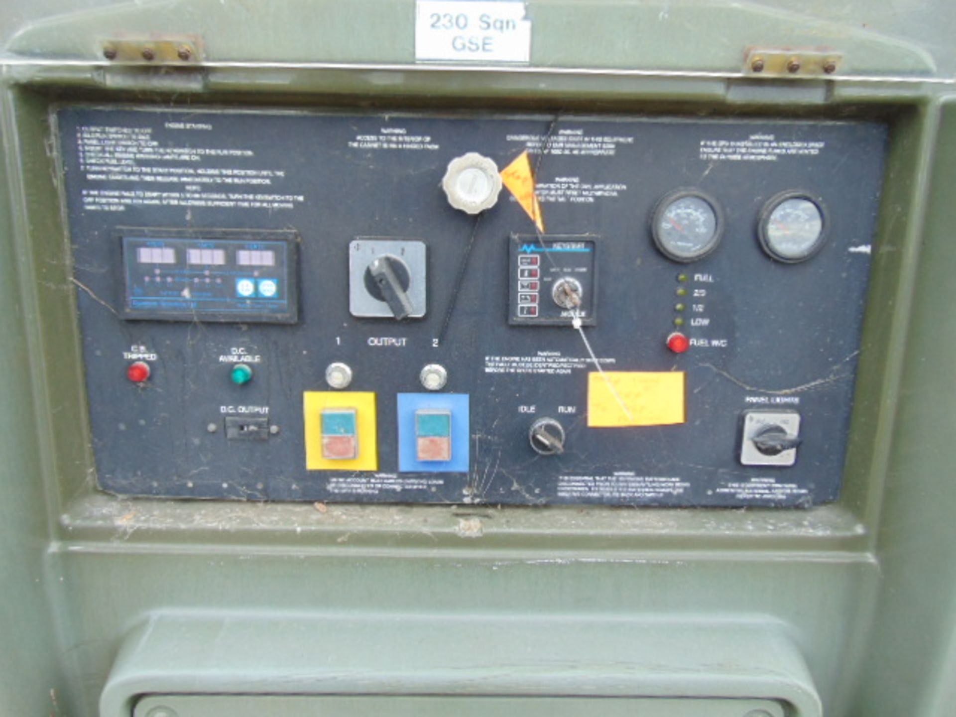 Ex Uk Royal Air Force Trailer Mounted 25 KVA Generator - Image 19 of 20