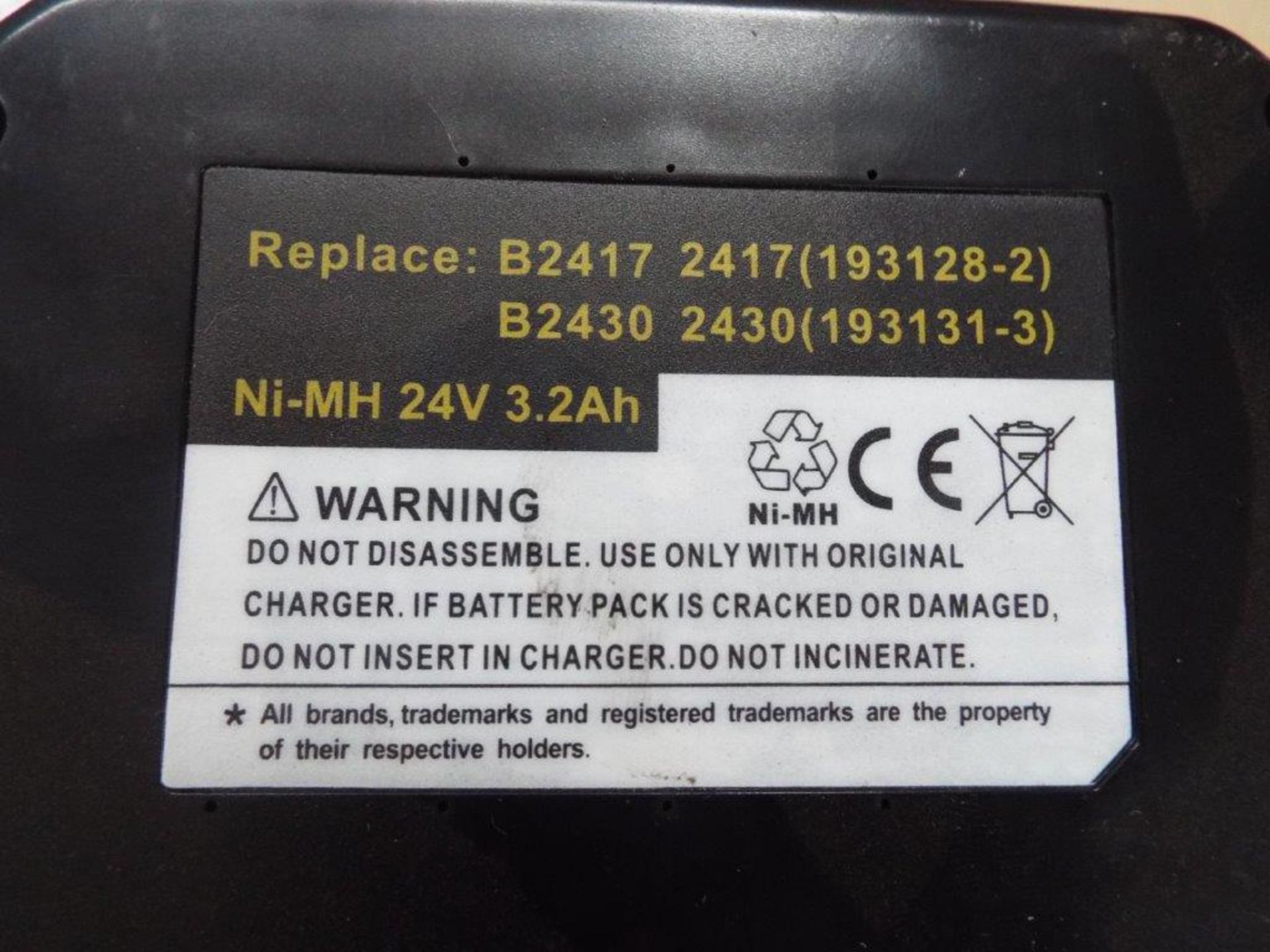 4 x Unissued AM9080 24V 3.2Ah Power Tool Batteries - Image 4 of 7