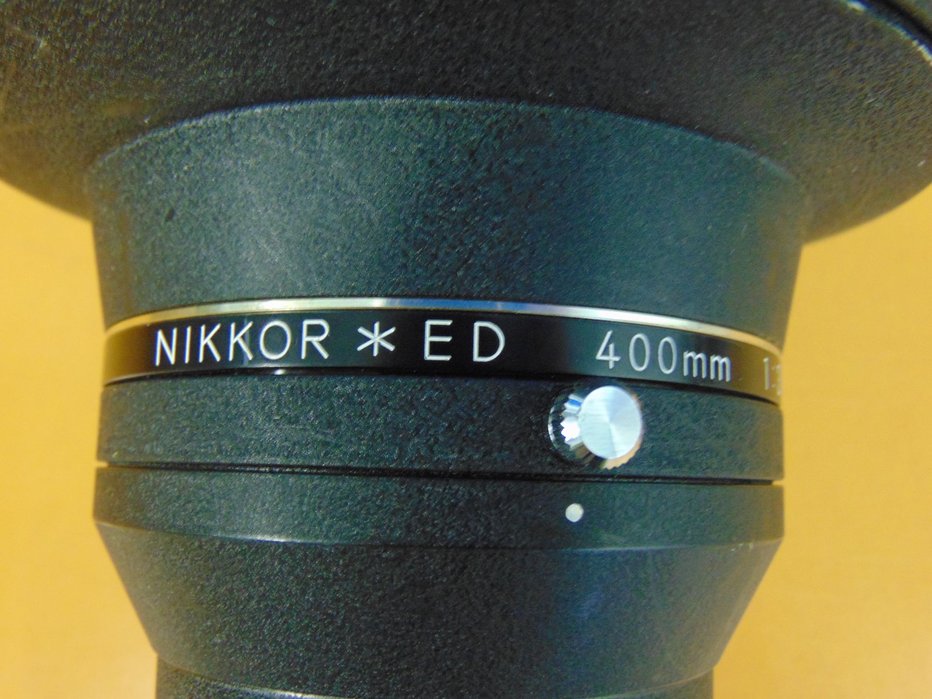 Nikon Nikkor ED 400mm 1:3.5 Lense with Leather Carry Case - Bild 4 aus 10