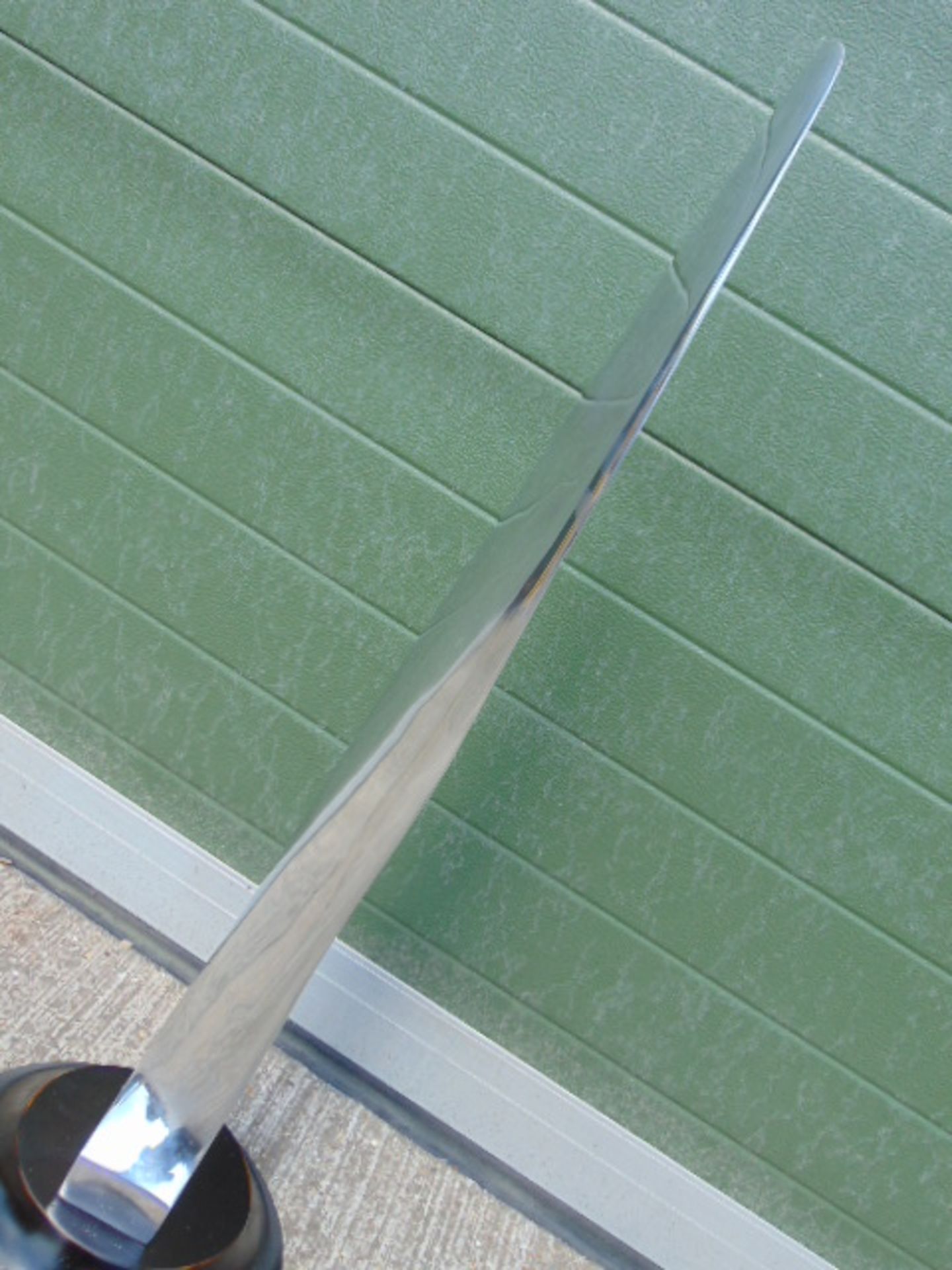 Polished Aluminium Propeller Blade on Stand - Image 4 of 6