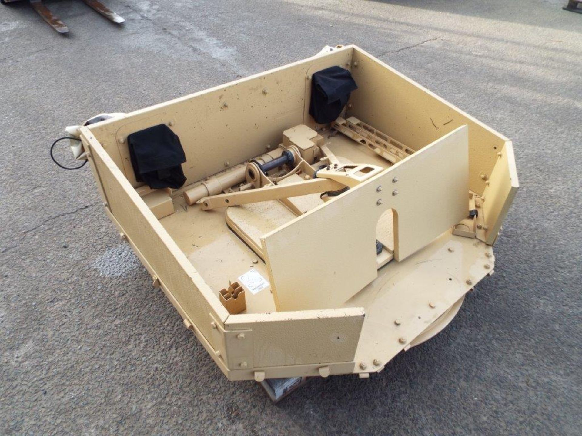 Armoured Vehicle Weapon Turret Assembly with Cover