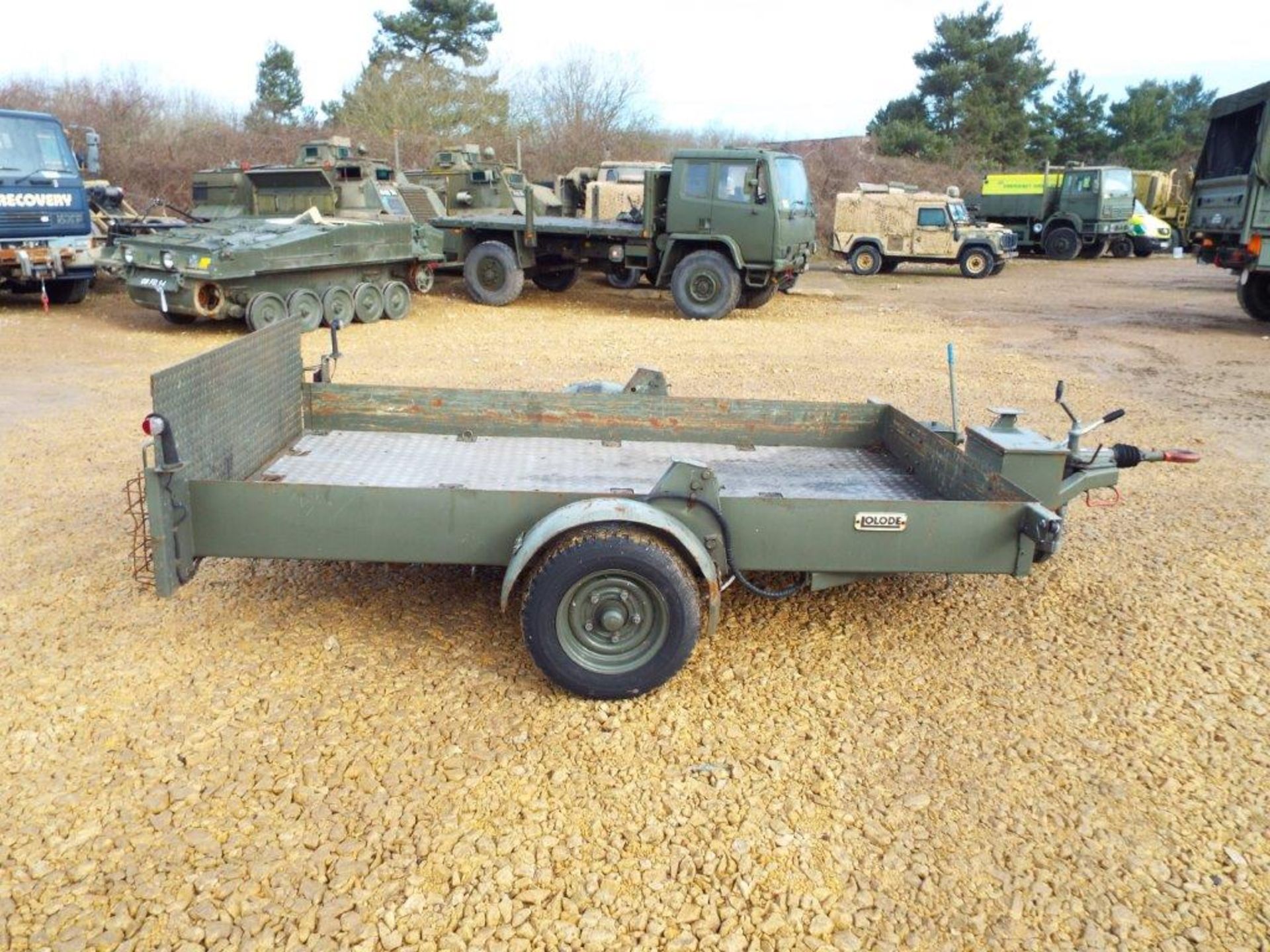 Single Axle Lolode King Hydraulic Lowering Trailer - Image 8 of 21