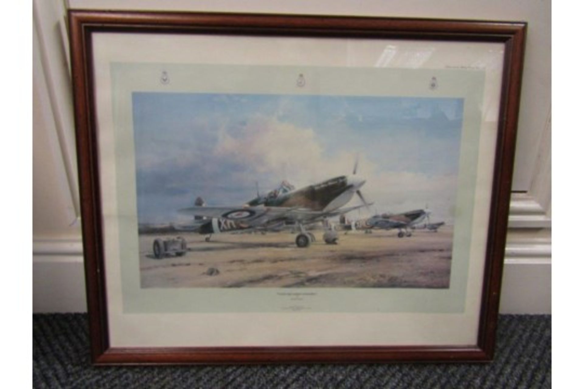 "Eagle Squadron Scramble" by Robert Taylor Framed Print