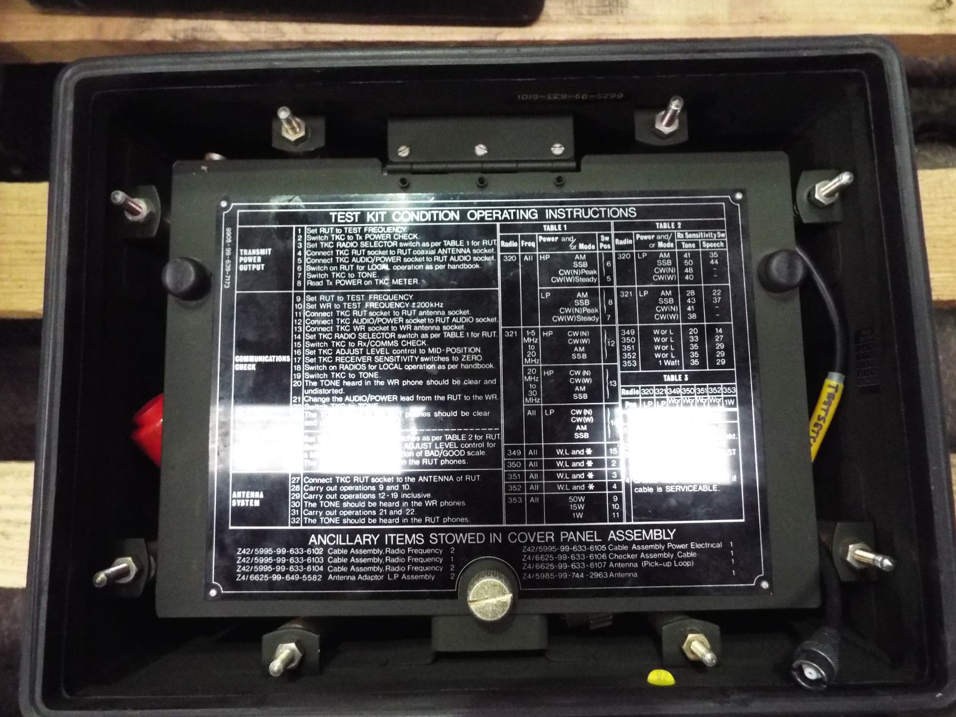 Clansman Radio Condition Test Kit - Image 4 of 6