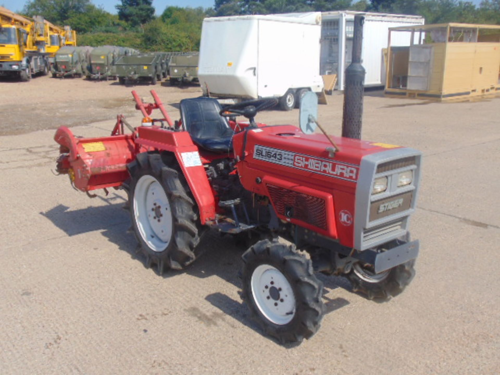 Shibaura Stiger SL1643 Tractor c/w Rotovator