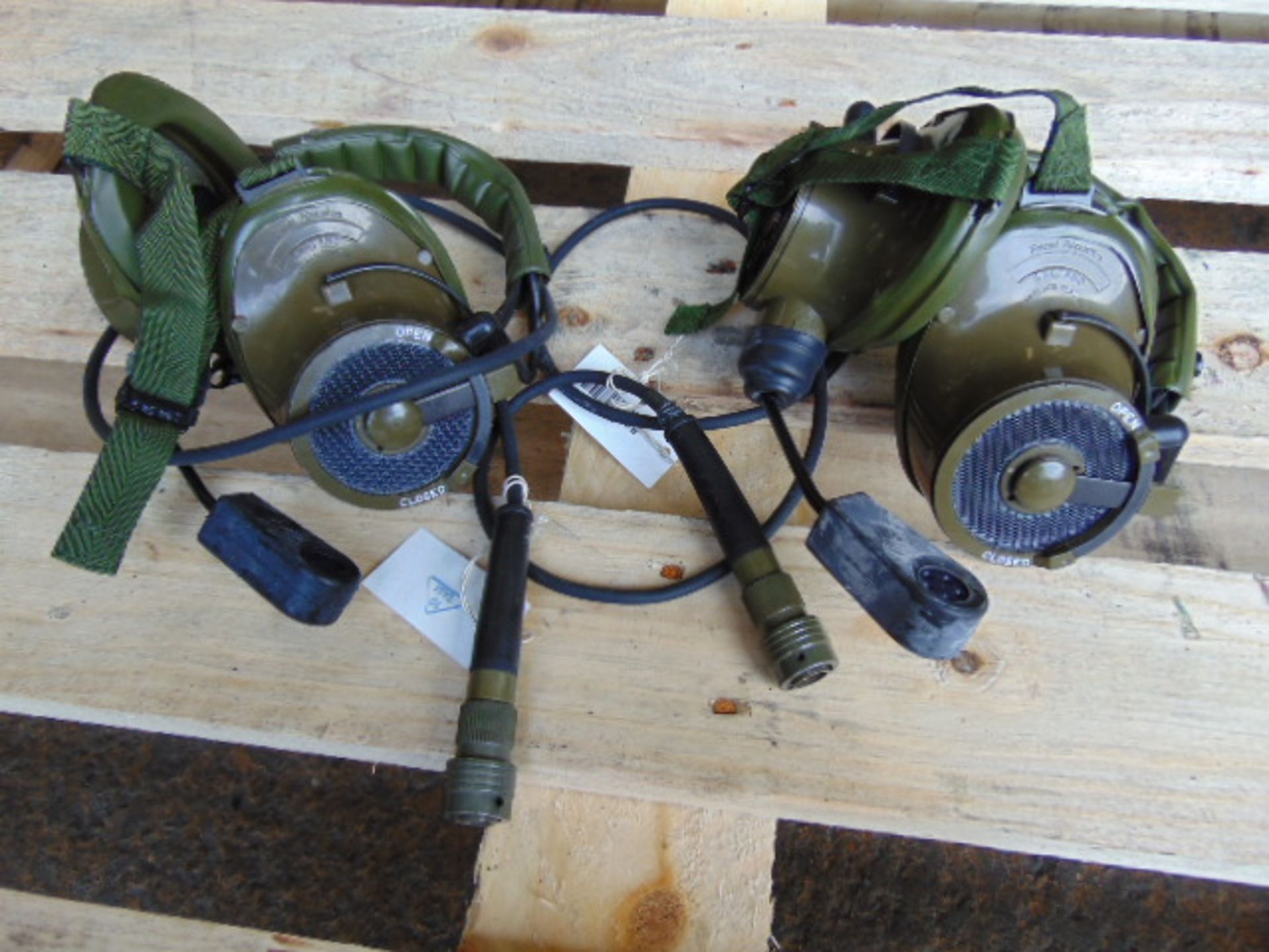 2 x Clansman Racal Crew Vehicle Headsets - Image 2 of 7