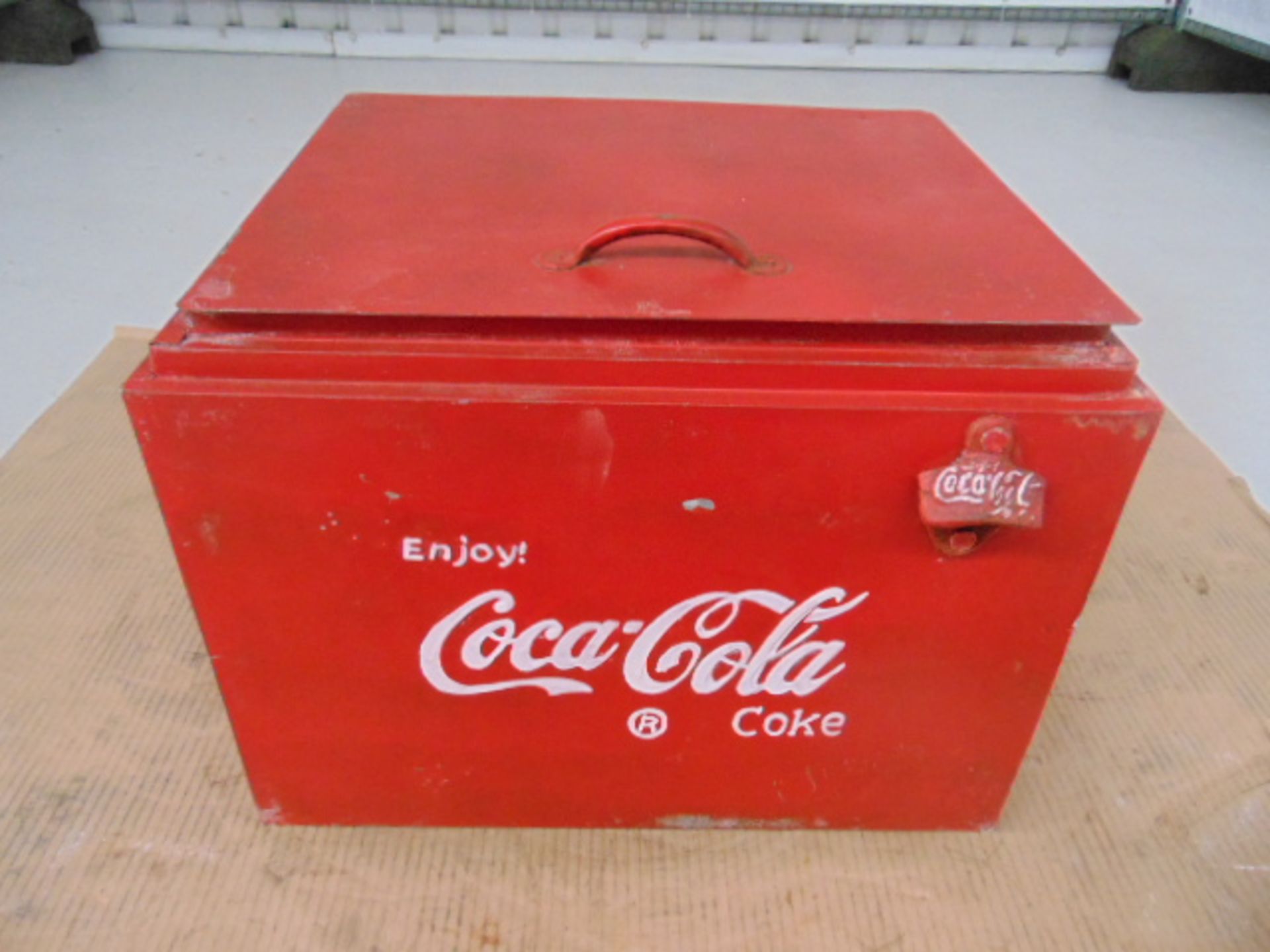 Vintage Coca Cola Cooler / Ice Box