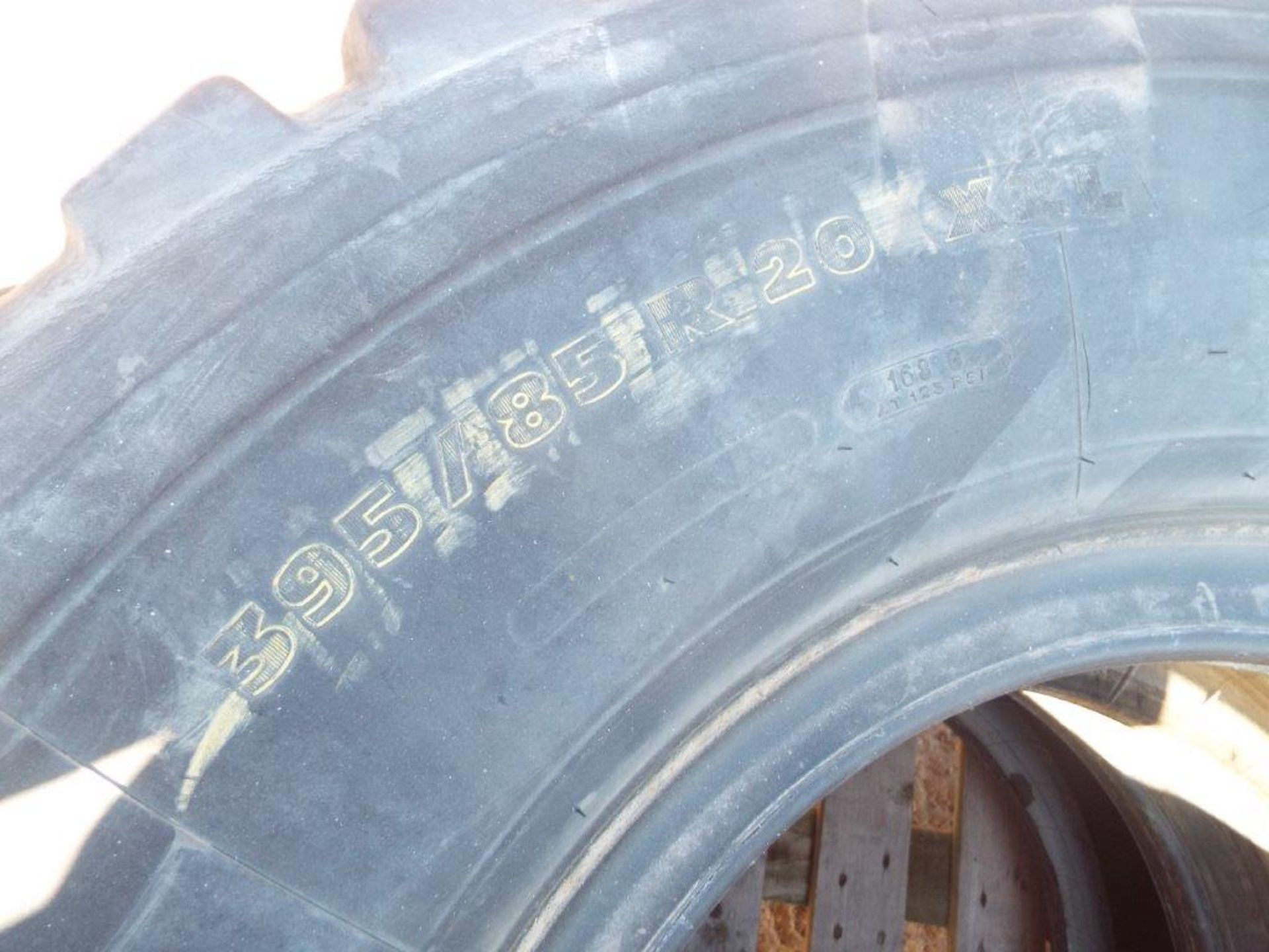 2 x Michelin XZL 395/85 R20 Tyres - Image 5 of 7