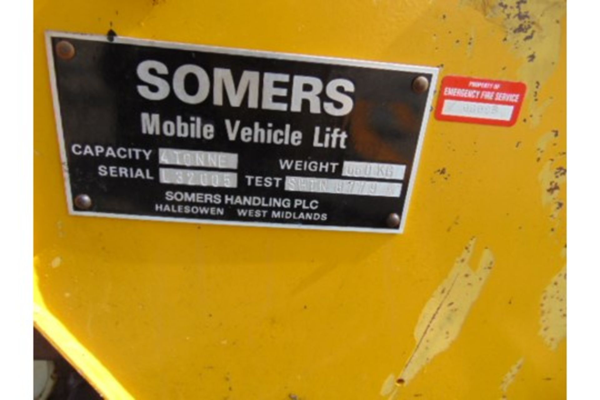 Set of 4 Somers 4T Mobile Column Vehicle Lifts (4T Per Column) - Image 17 of 18