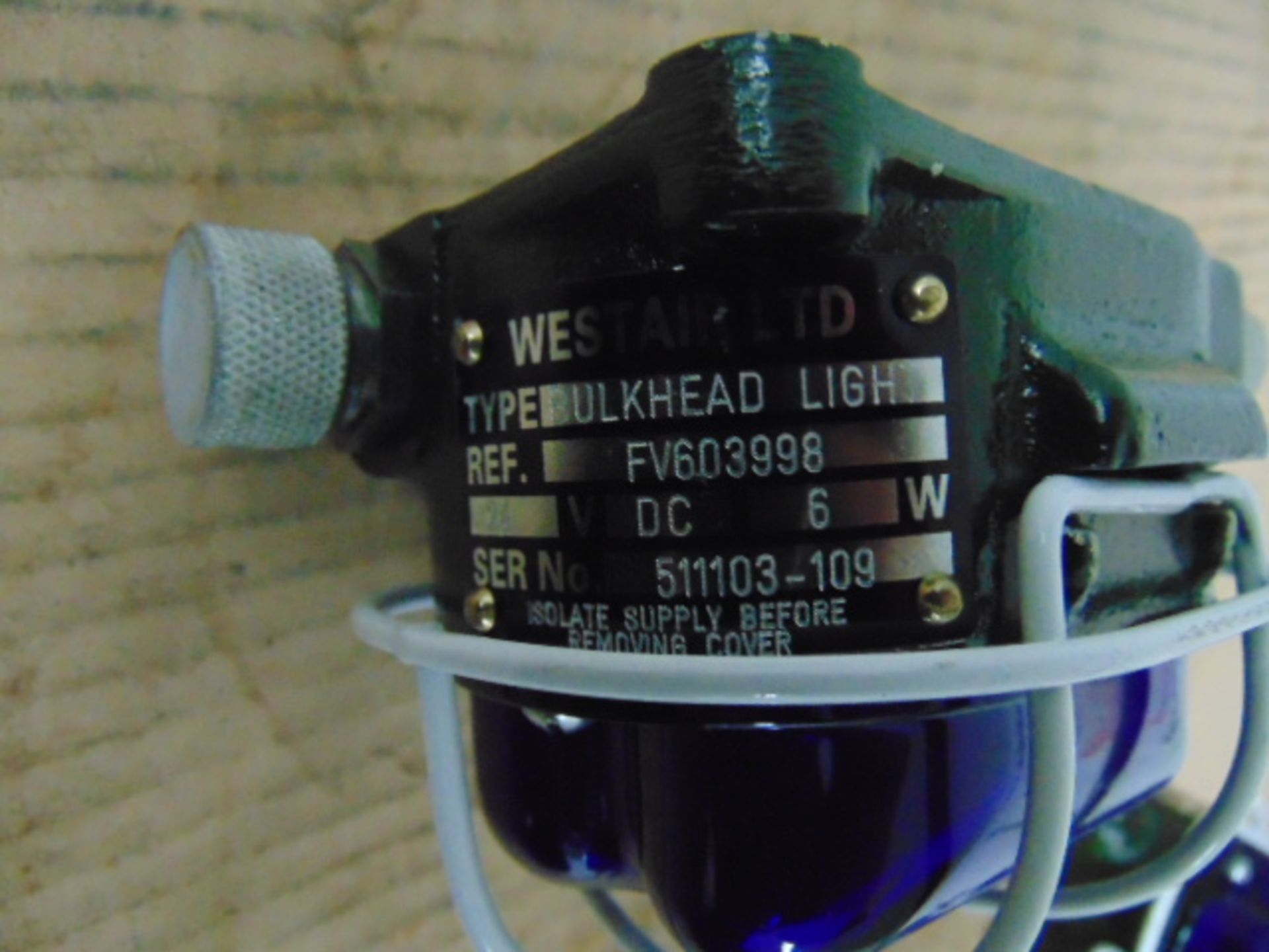 4 x Westair Blue Bulkhead Lights - Image 5 of 6