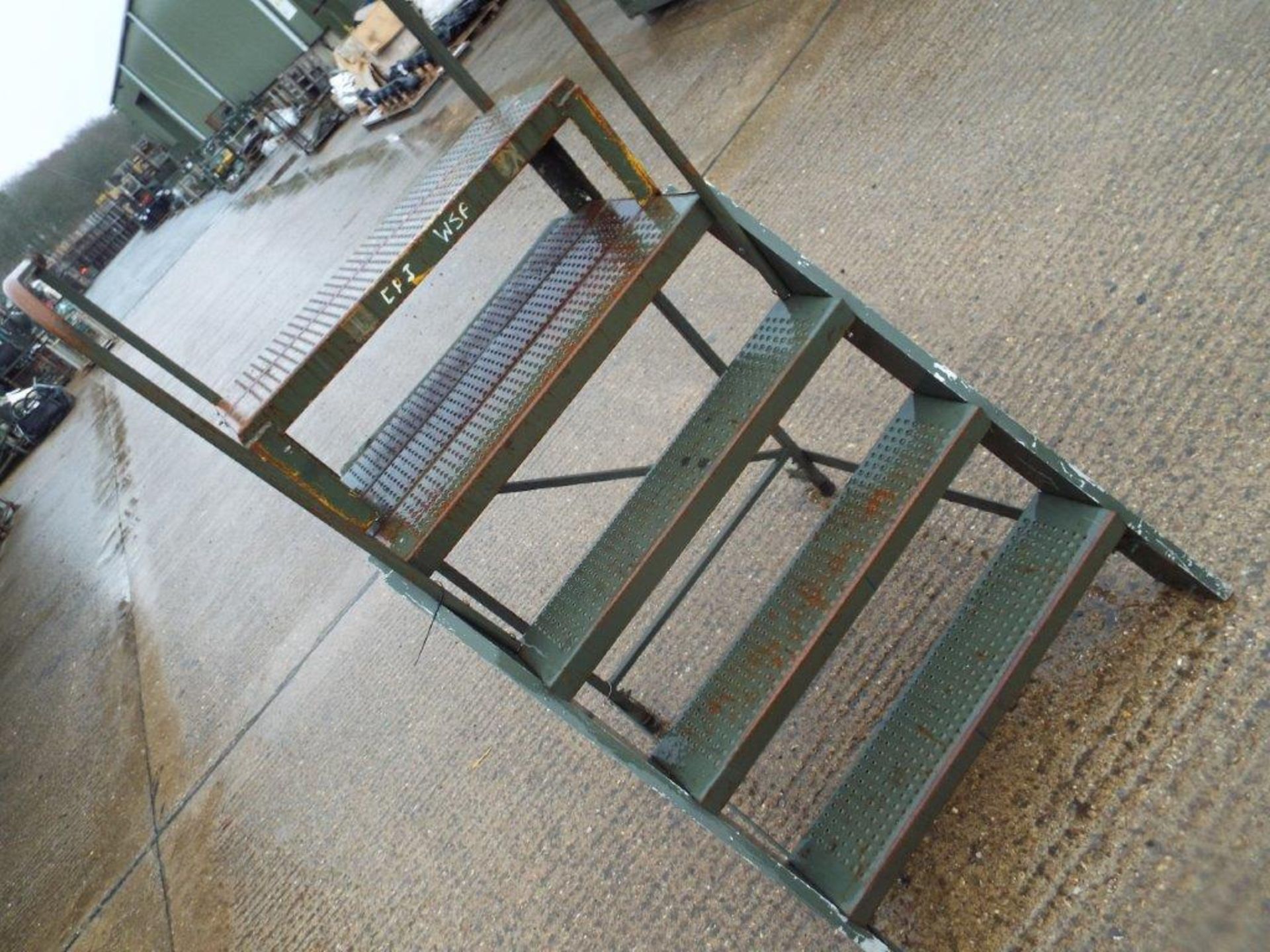 5-Step Mobile Warehouse Ladder - Image 5 of 8