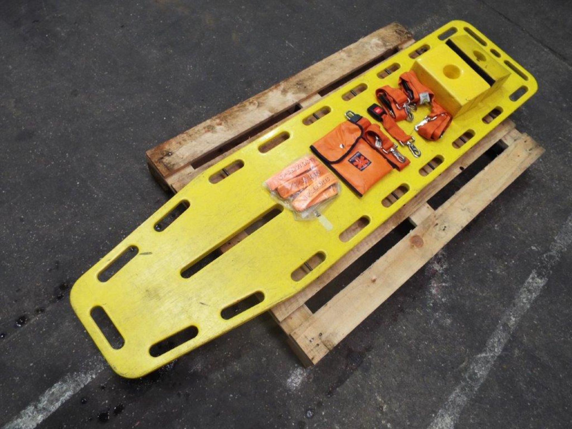 Emergency Spine Board with Straps etc