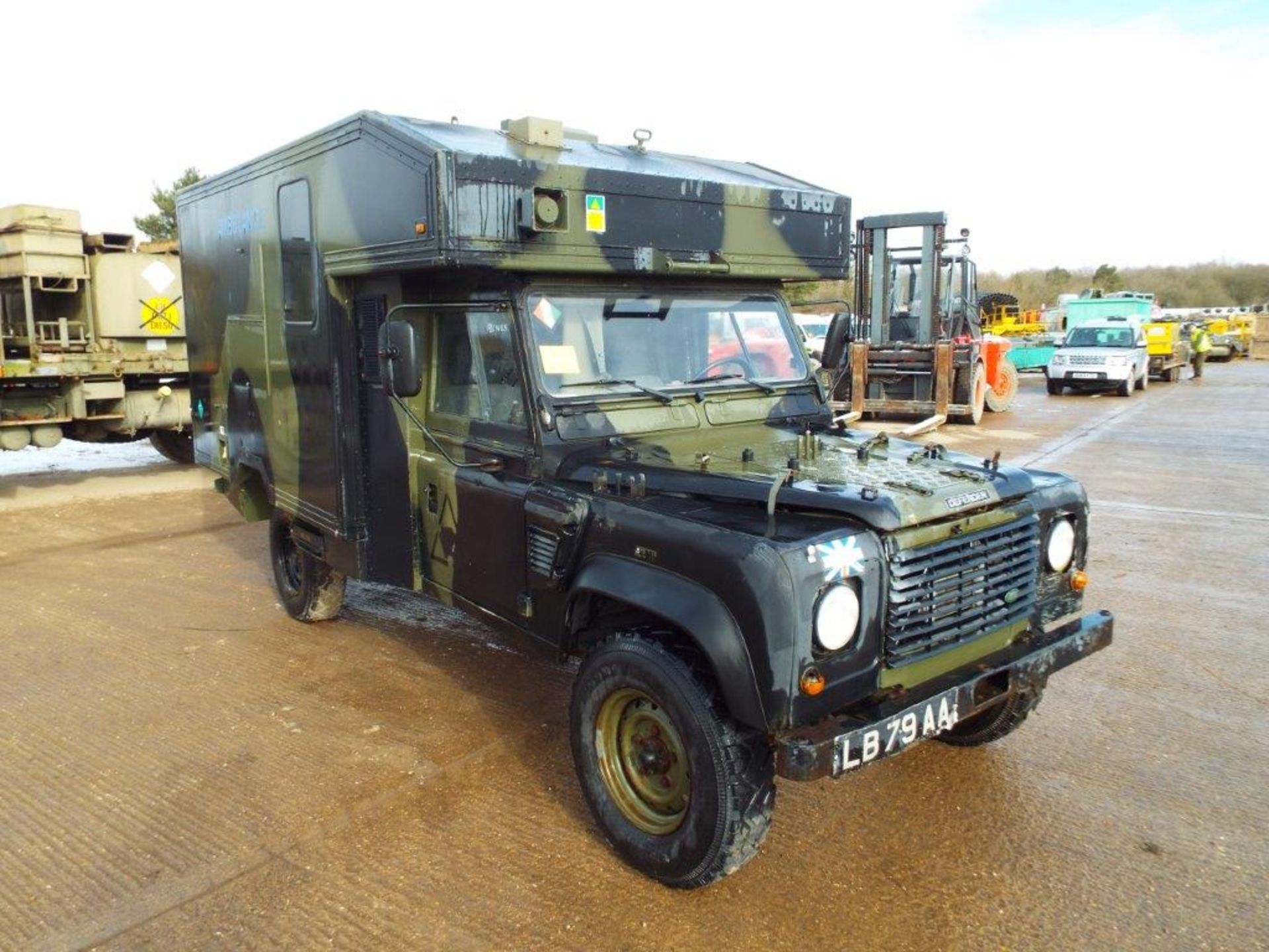 Military Specification LHD Land Rover Wolf 130 ambulance