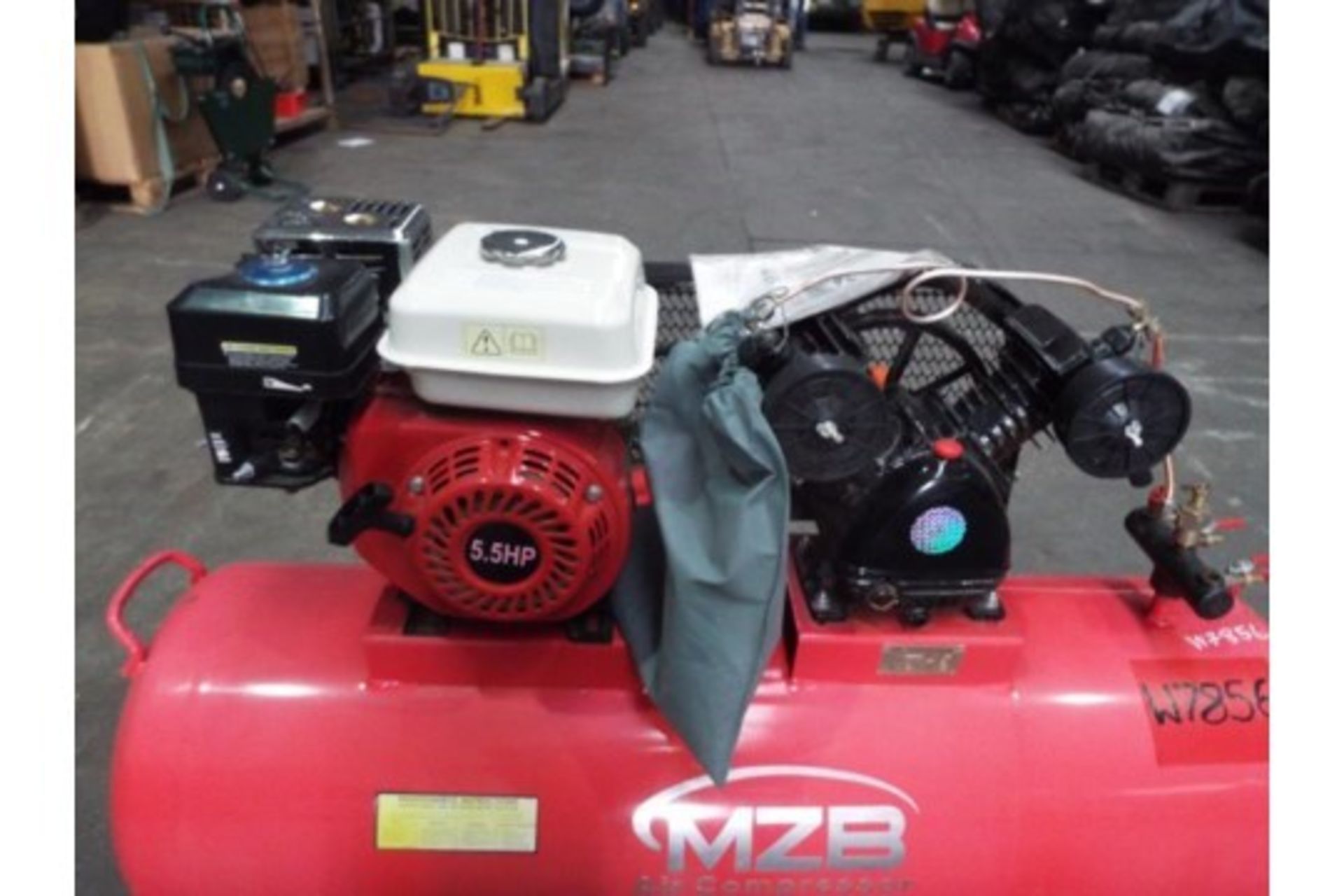 Unissued MZB ME2065-150 5.5HP Air Compressor - Image 7 of 13
