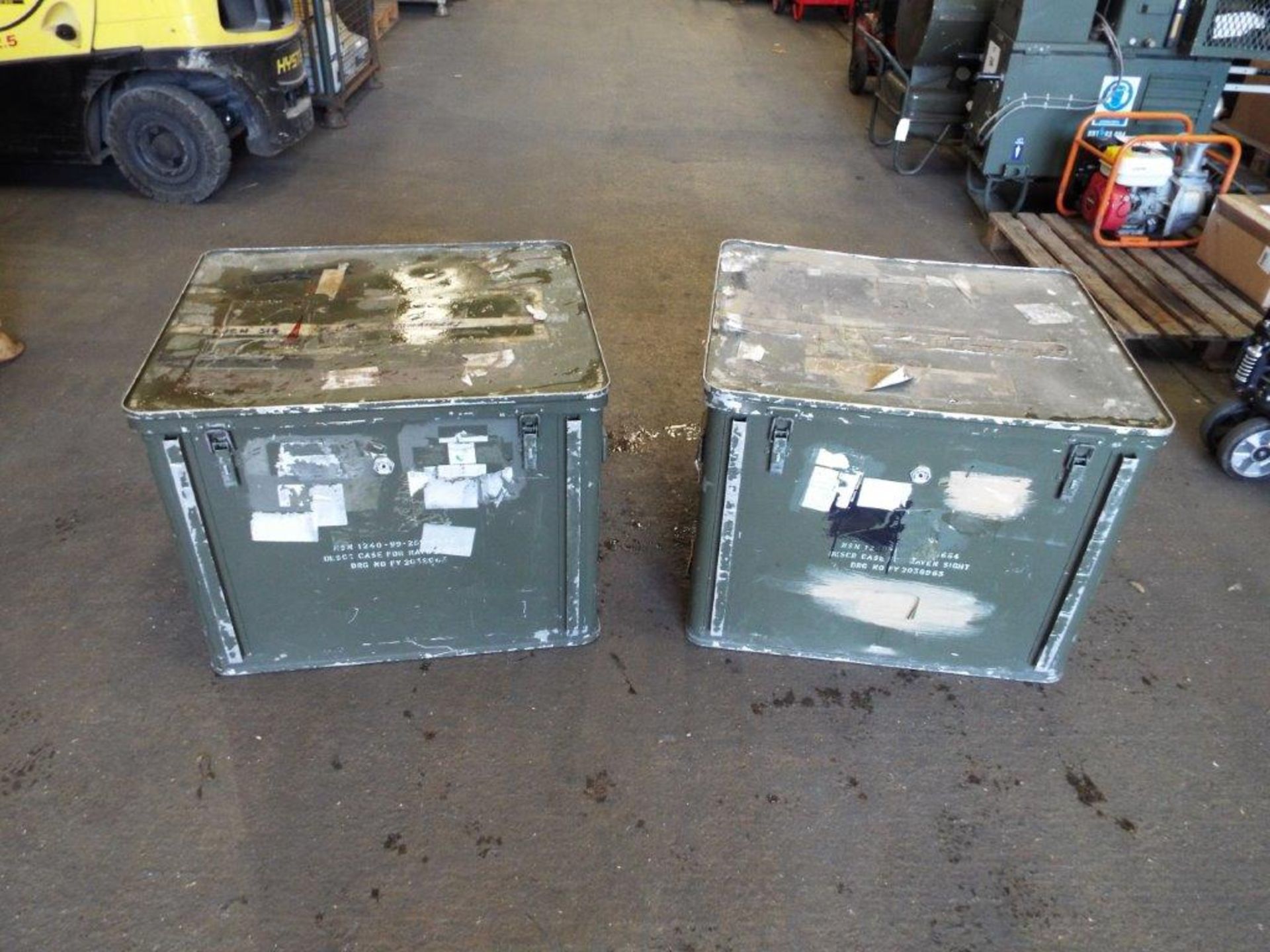 2 x Heavy Duty Zarges Style Aluminium Cases