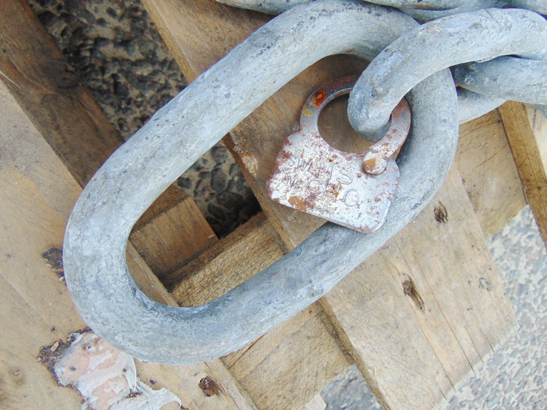20m Galvanised Mooring Chain Assy - Image 5 of 7