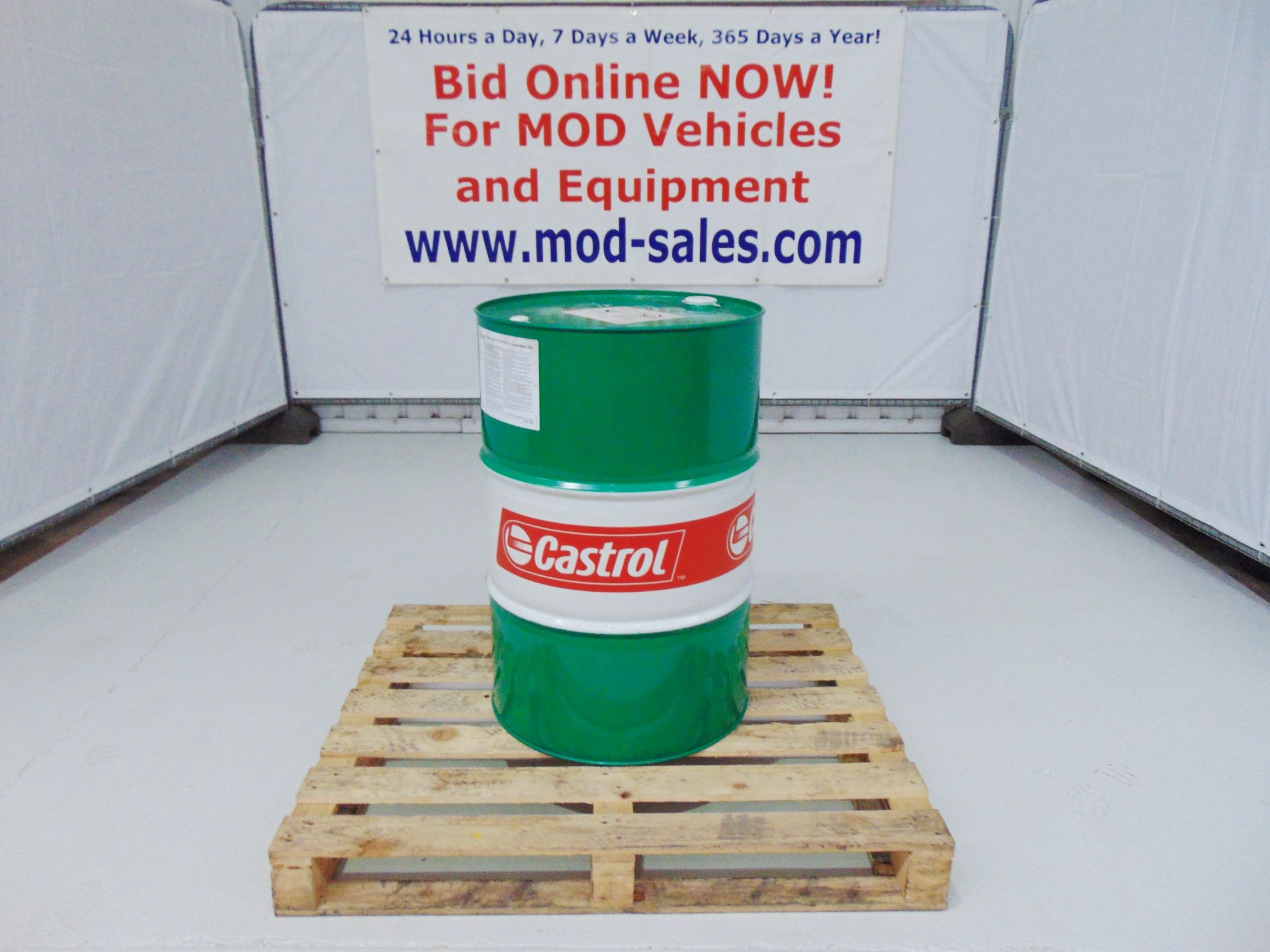 1 x Unissued 208L Drum of Castrol Hyspin AWH-M 68 Hydraulic Oil