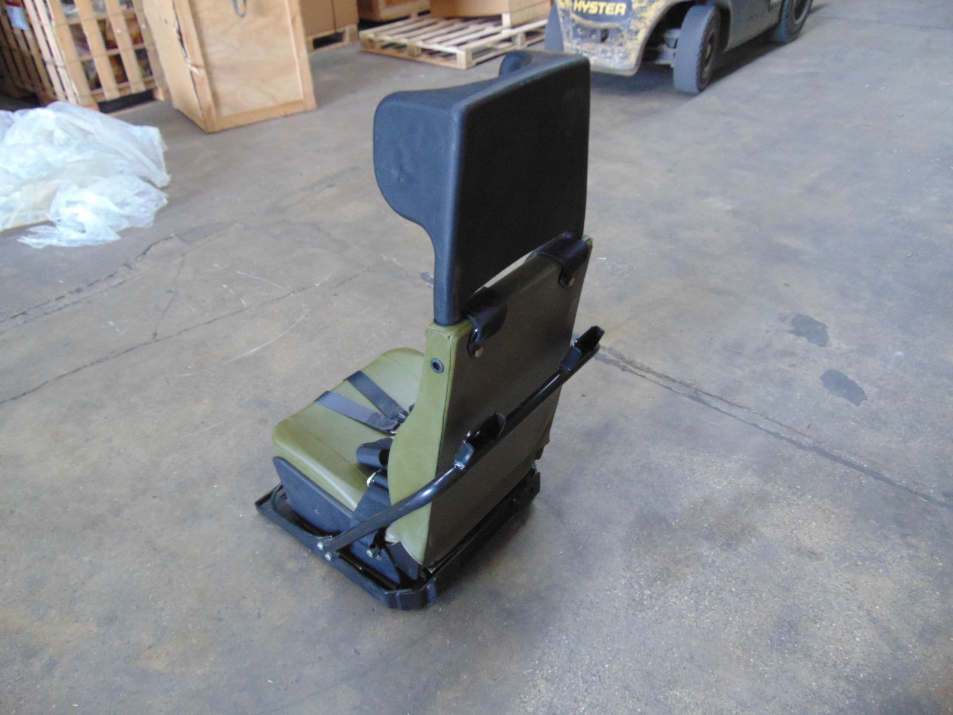 Unissued FV Drivers Seat Complete with Frame and 5 Point Harness - Image 5 of 10