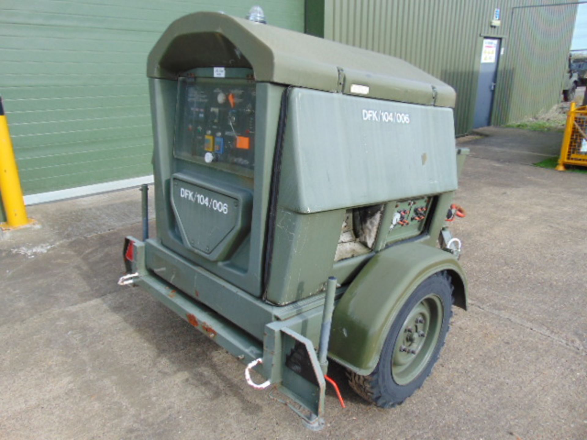 Ex Uk Royal Air Force Trailer Mounted 25 KVA Generator - Image 7 of 20