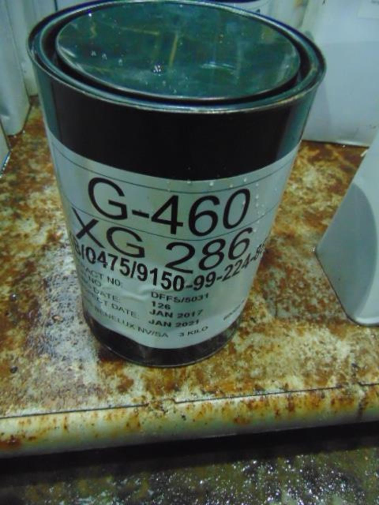 5 x 3 Kilo Cans of G-460/XG-286 Grease Direct from reserve stores