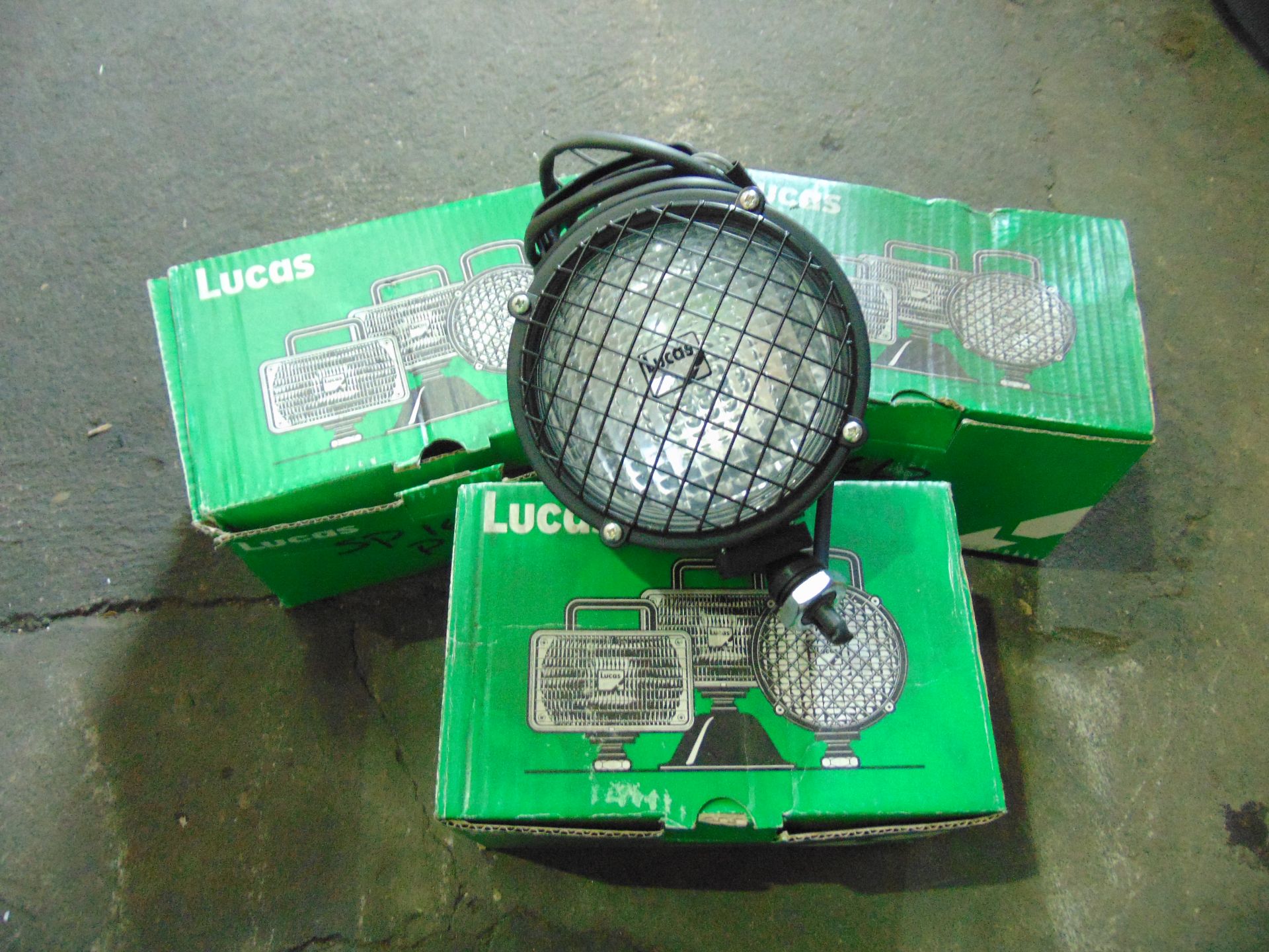 3 x Lucas LDB732 Work Lights