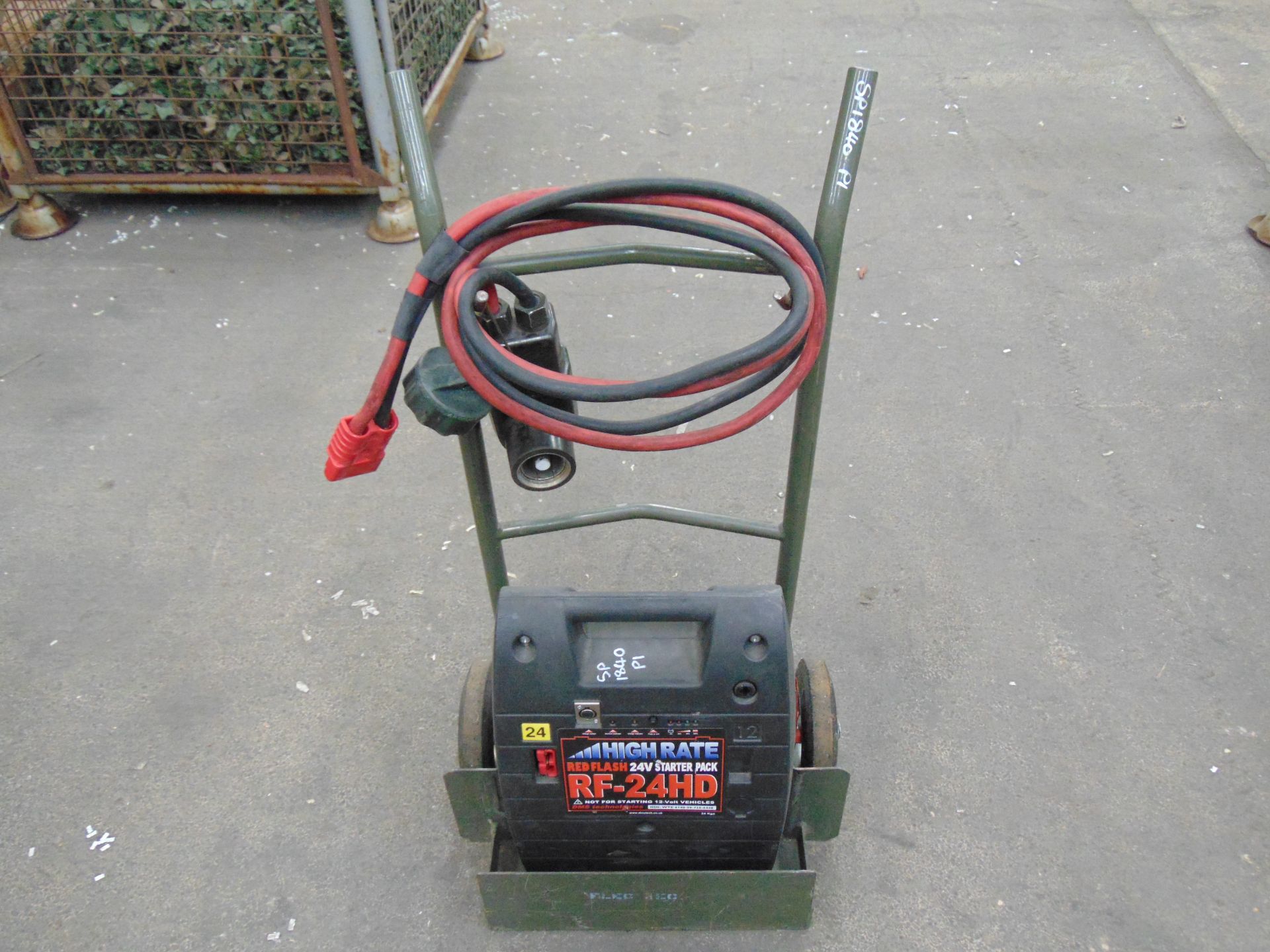 High Rate 24V Battery Slave Pack with Trolley