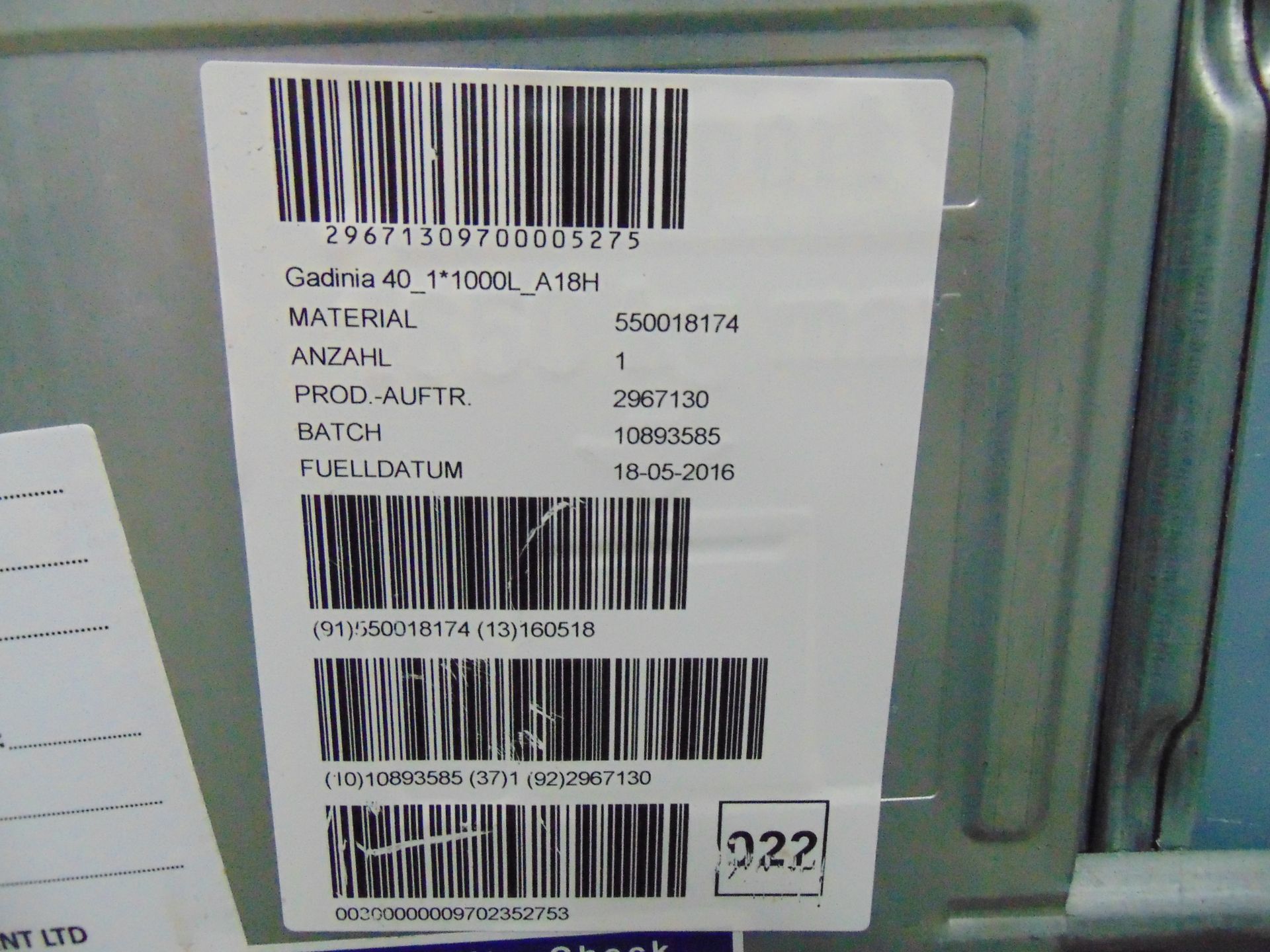 1 x Unissued 1000L IBC of Shell Gardinia 40 Oil - Image 5 of 7